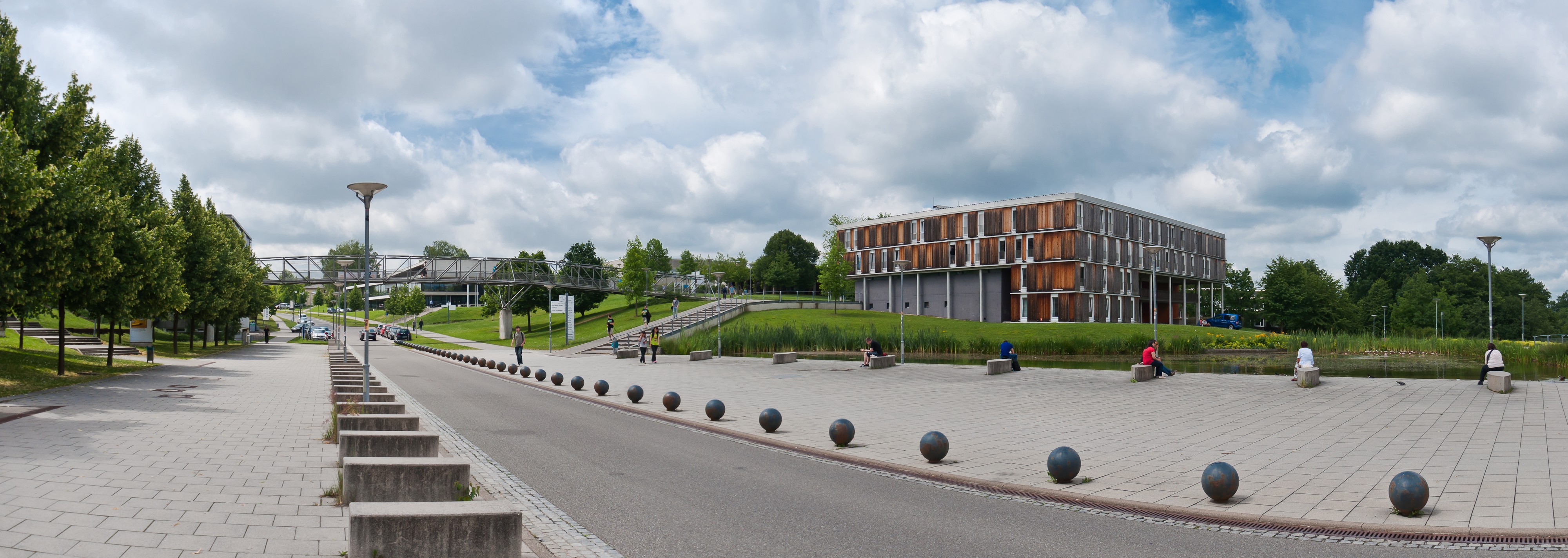 Pfaffenwaldring Gastdozentenhaus Universität Stuttgart Panorama