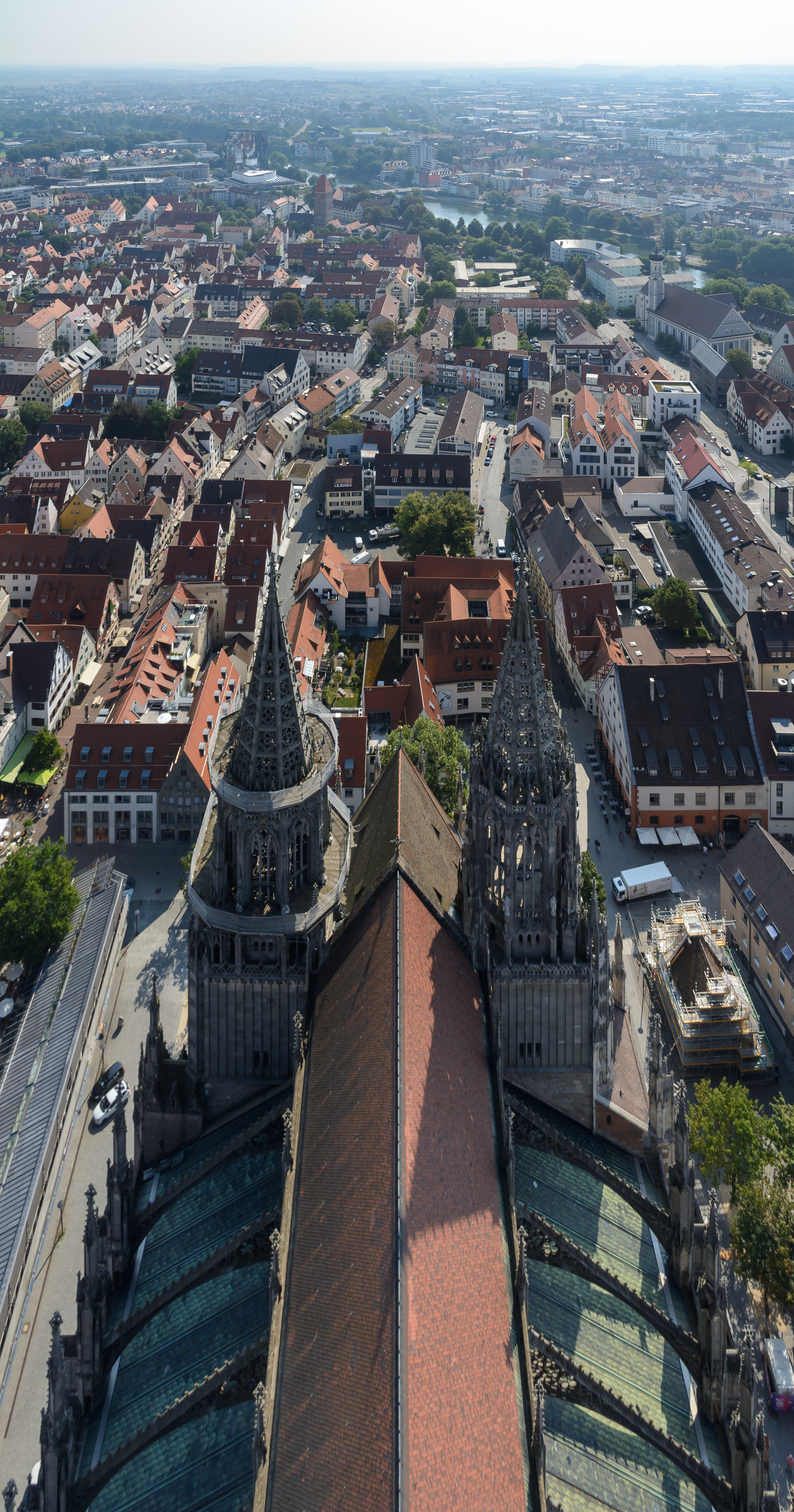 Ulm Münster Westturm Aussicht O 01
