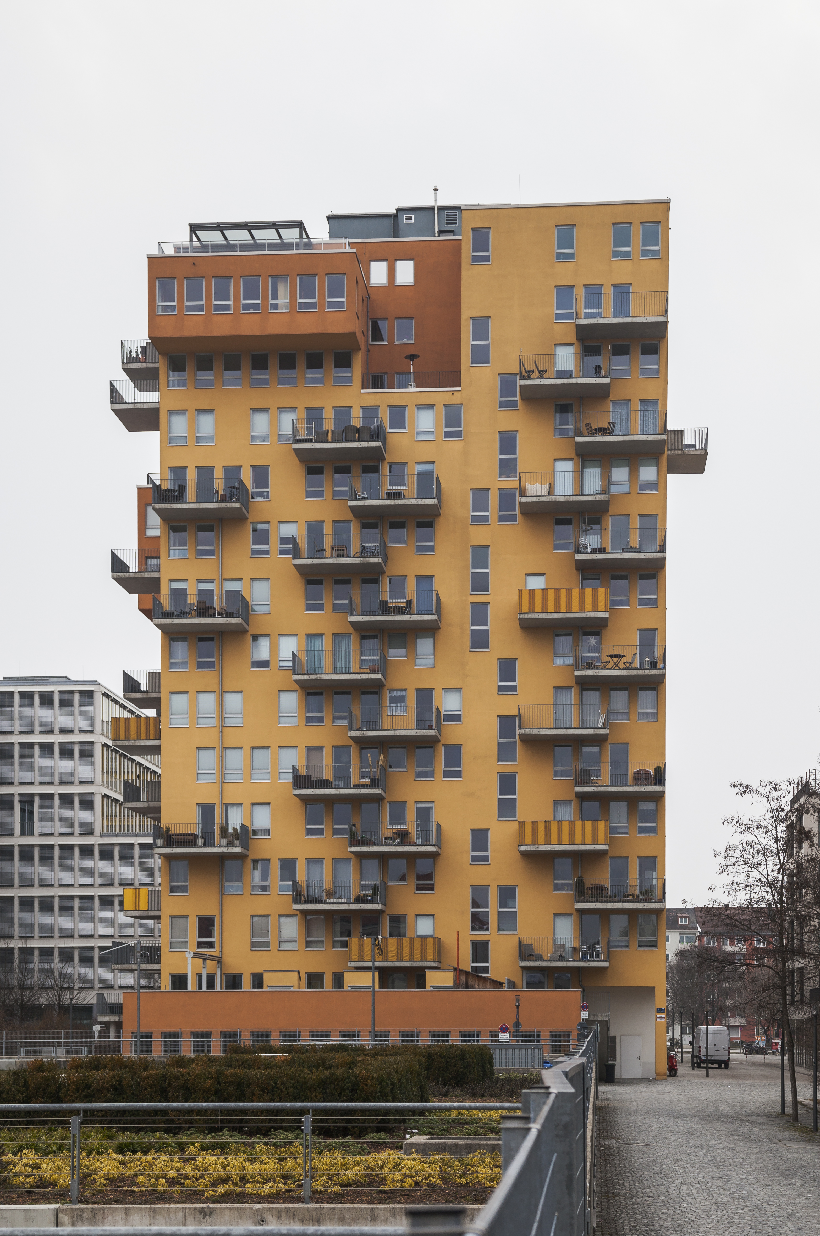 Wohnturm Theresienhöhe, Múnich, Alemania, 2013-03-30, DD 01