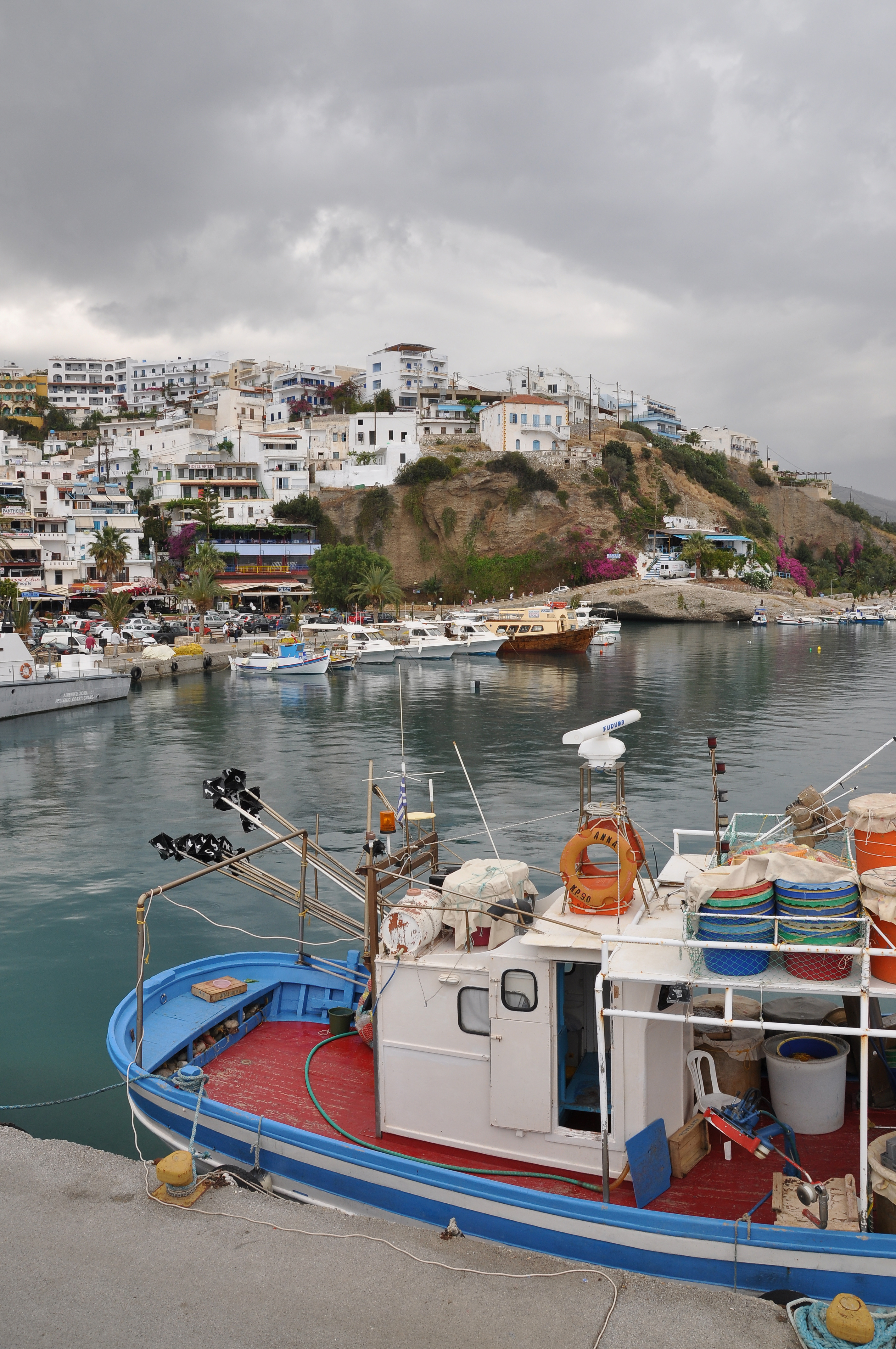 Agia Galini harbour in Crete, Greece 003