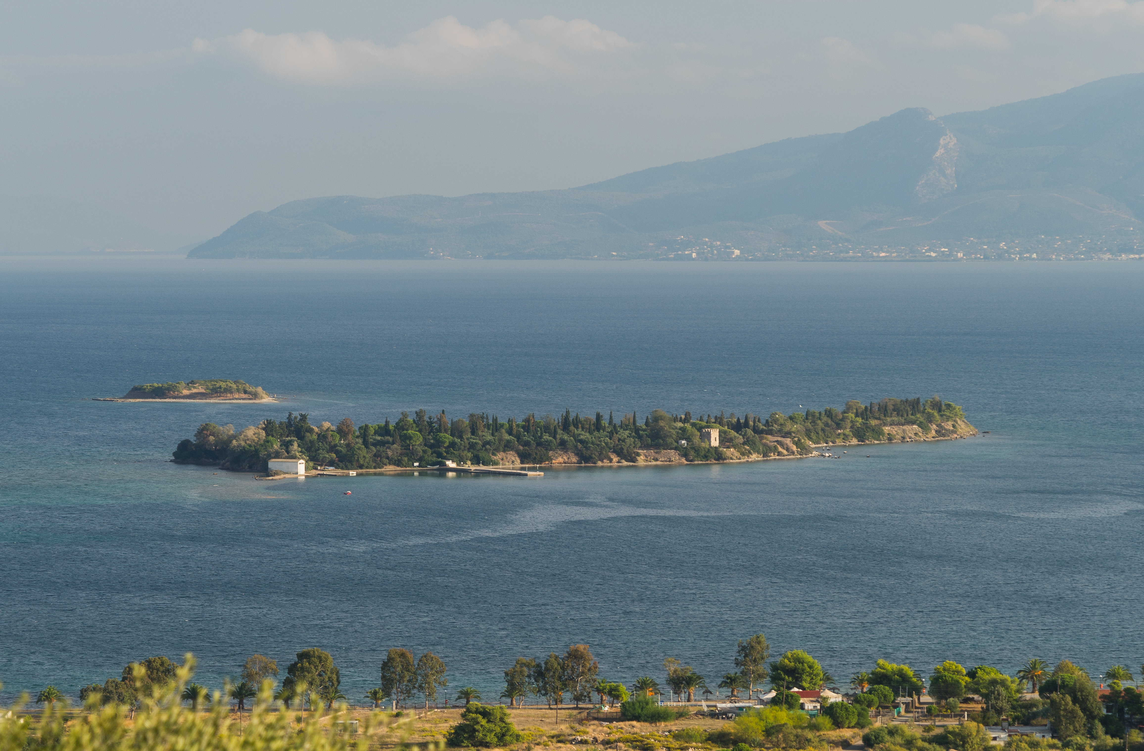 Agia Triada and Aspronisos islands Eretria Euboea Greece