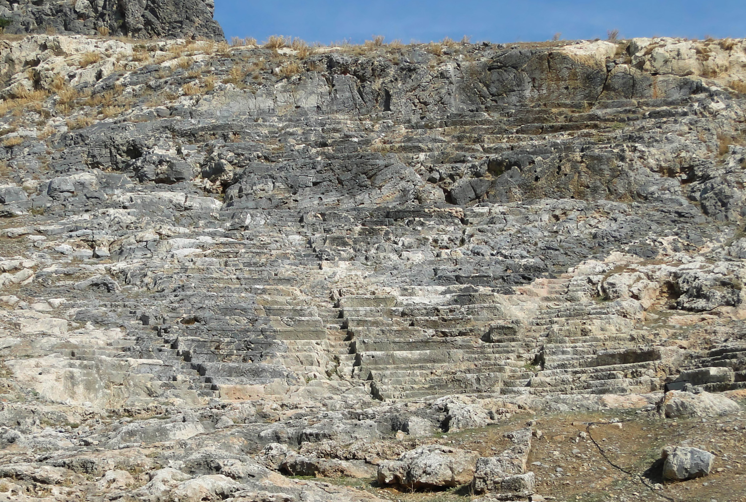 Ancient Greek theatre in Lindos 01