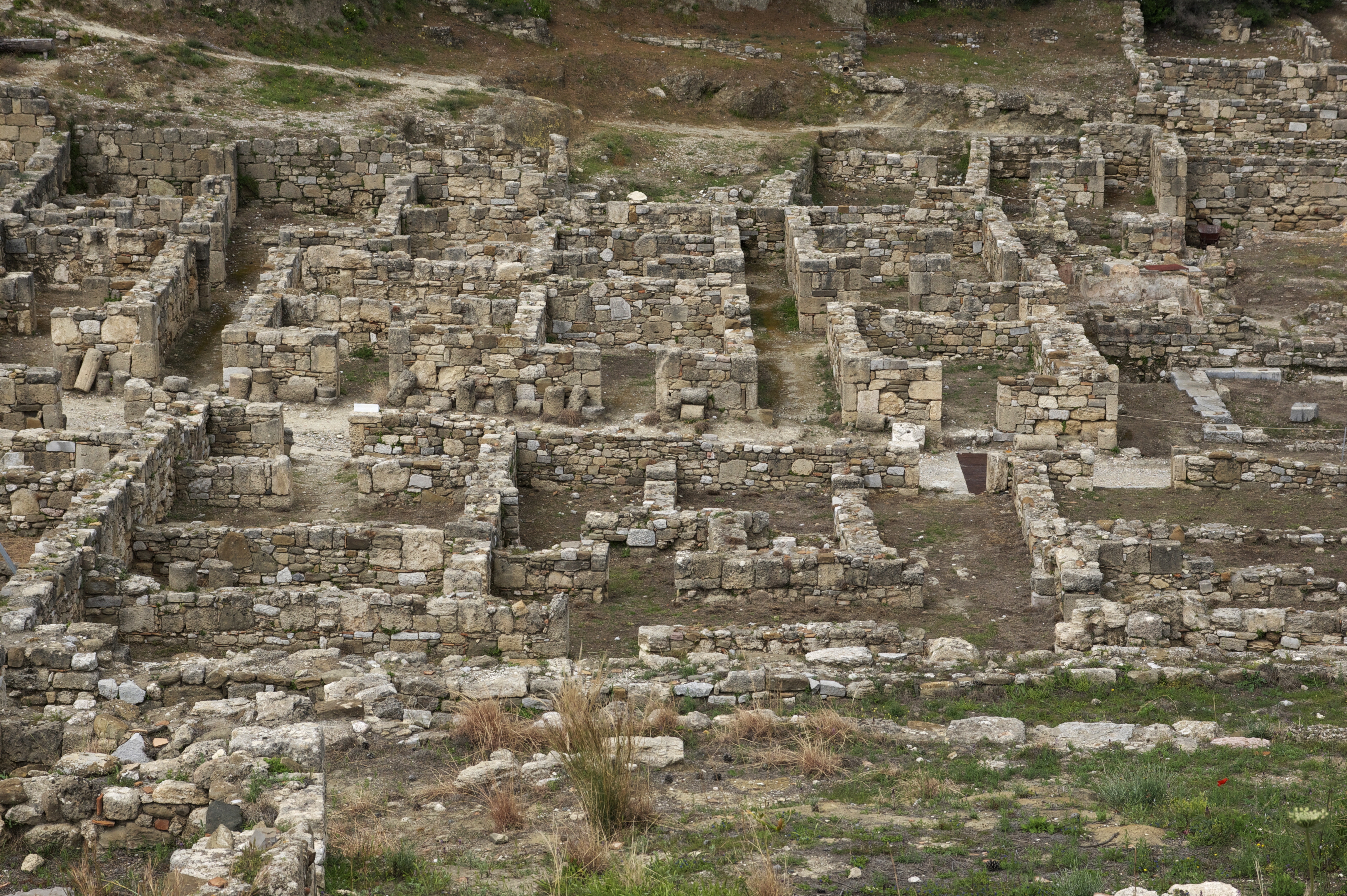 Camiros Kameiros ruins detail
