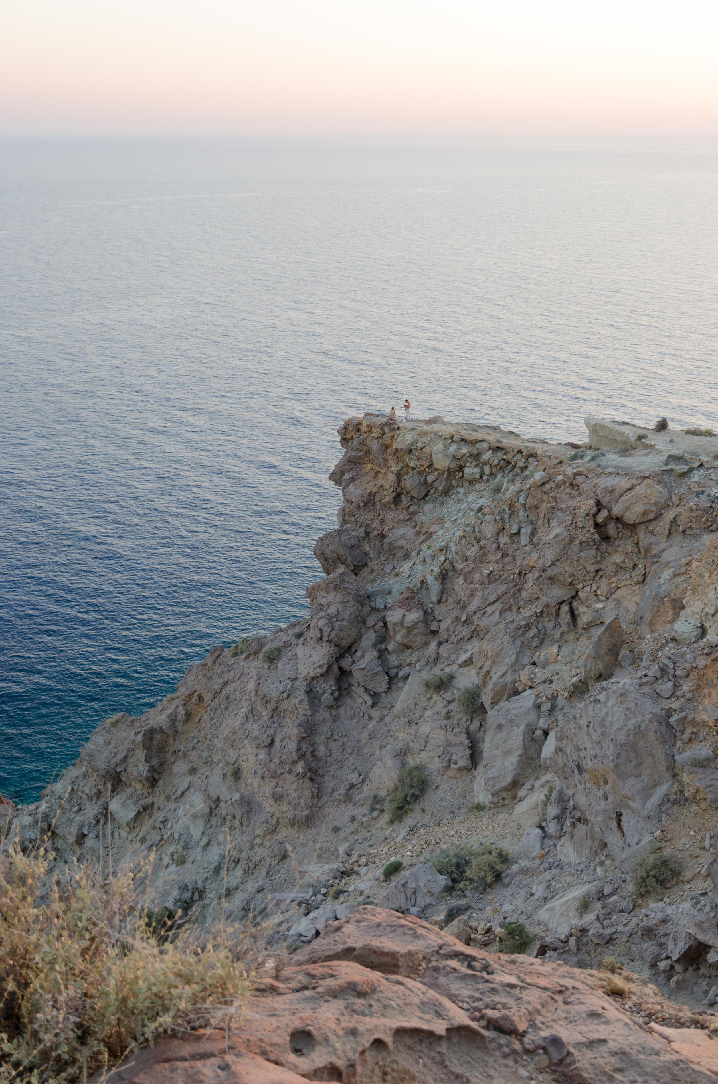 Cape Akrotiri cliff - Santorini - Greece - 01
