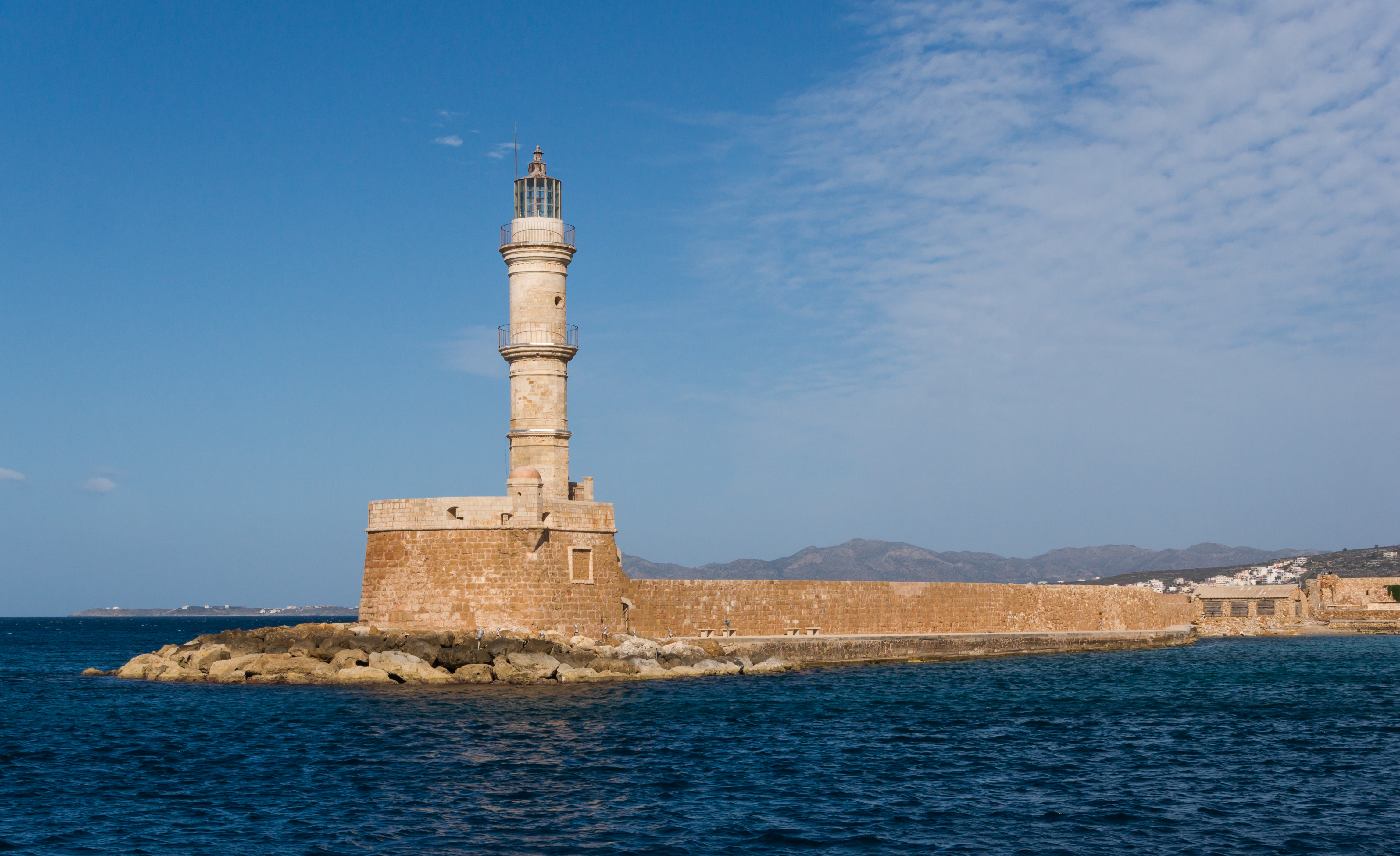 Chania lighthouse 2 Crete Greece