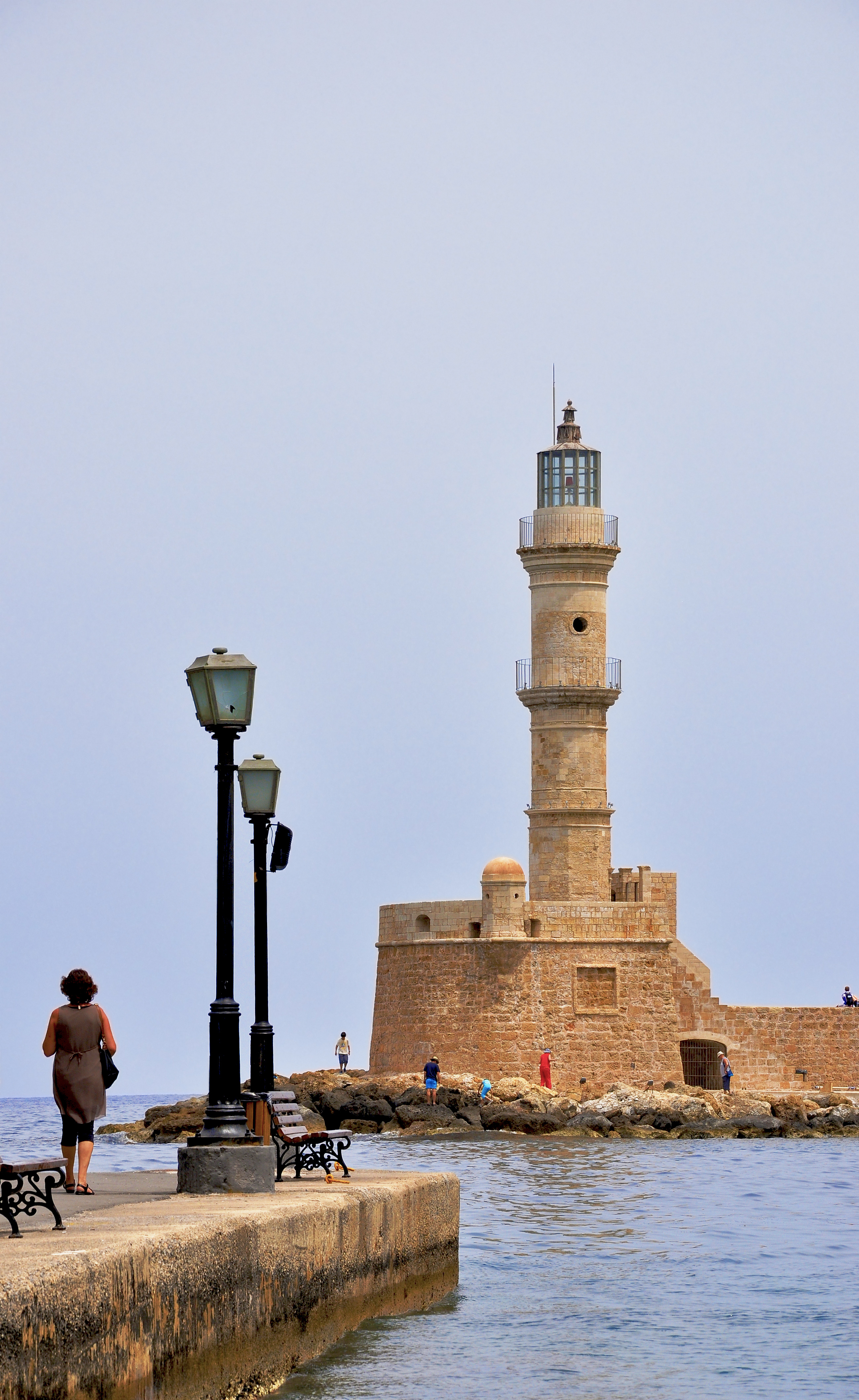 Chania lighthouse in Crete 001