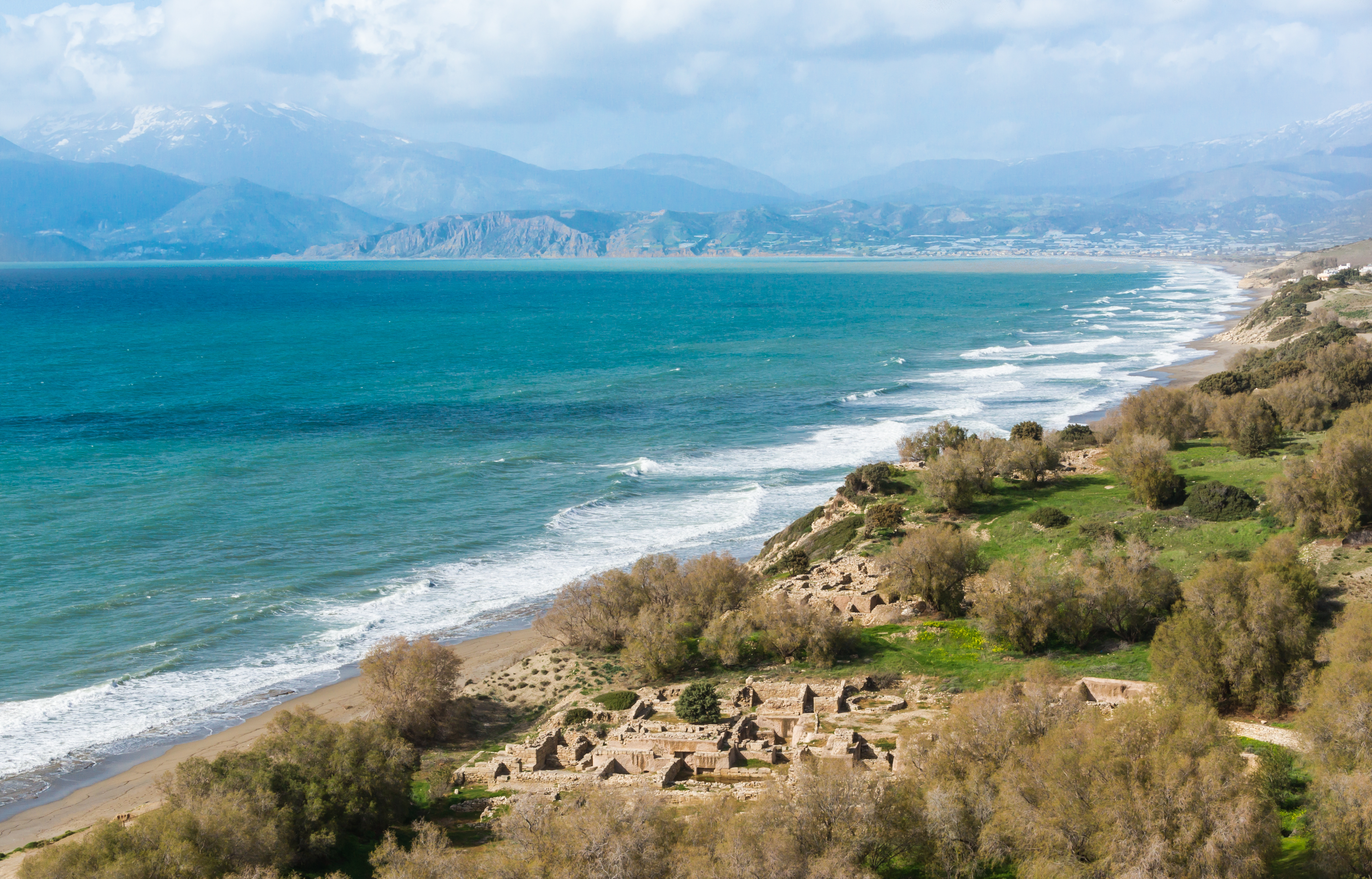 Komos site baie Crète