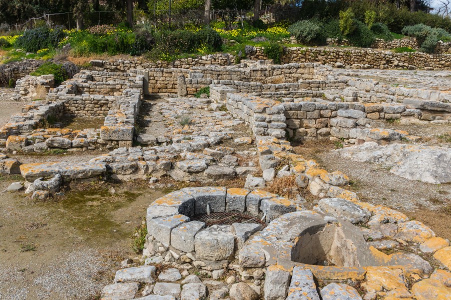 Archaeological site Phaistos detail