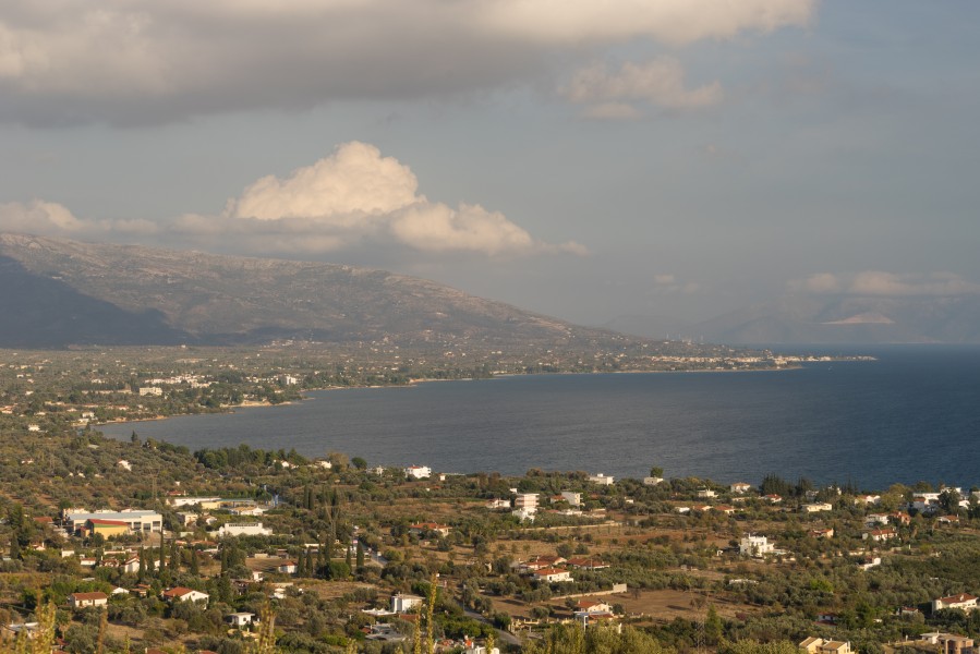 Bay east of Eretria Euboea Greece