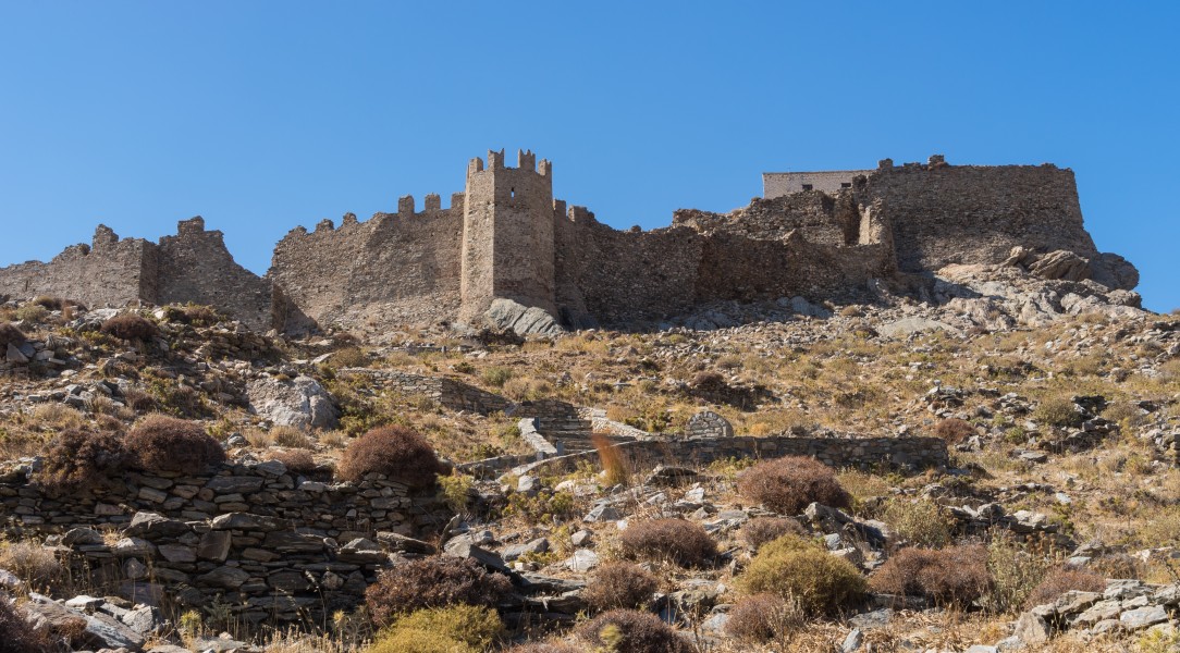 Castel tower Karystos, Euboea, Greece