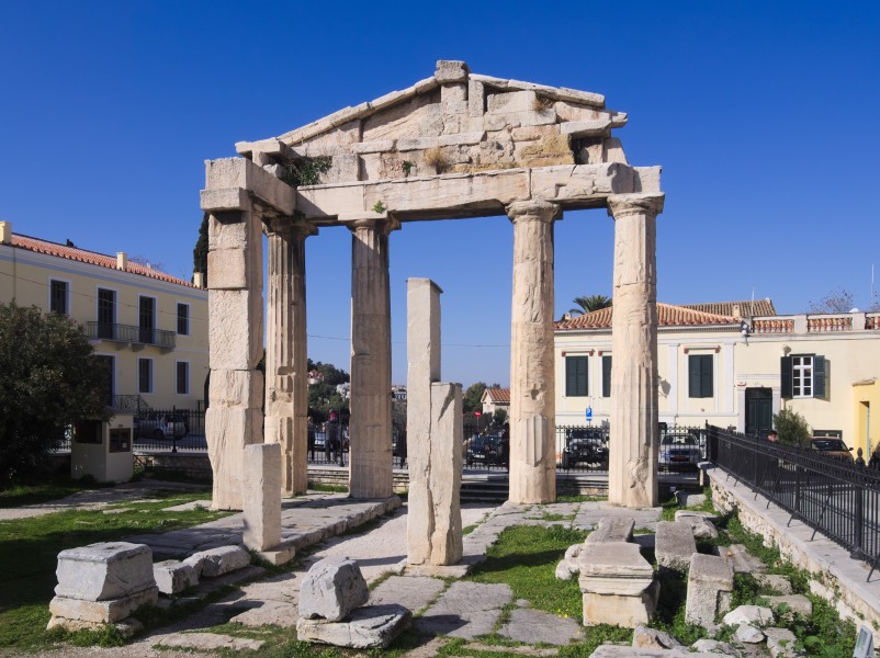 Πύλη Αρχαίας Ρωμαϊκής Αγοράς, Αθήνα 6186