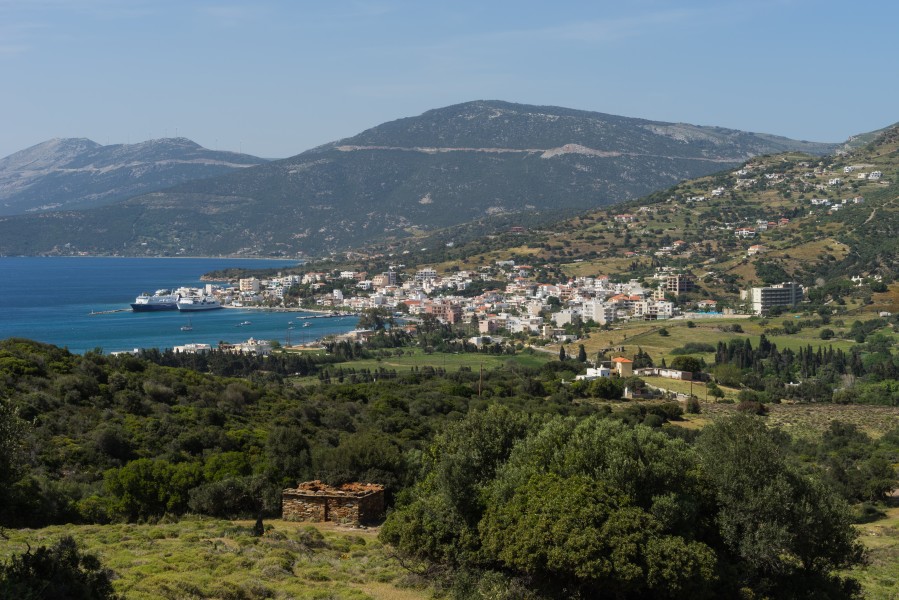 Marmari village Euboea Greece