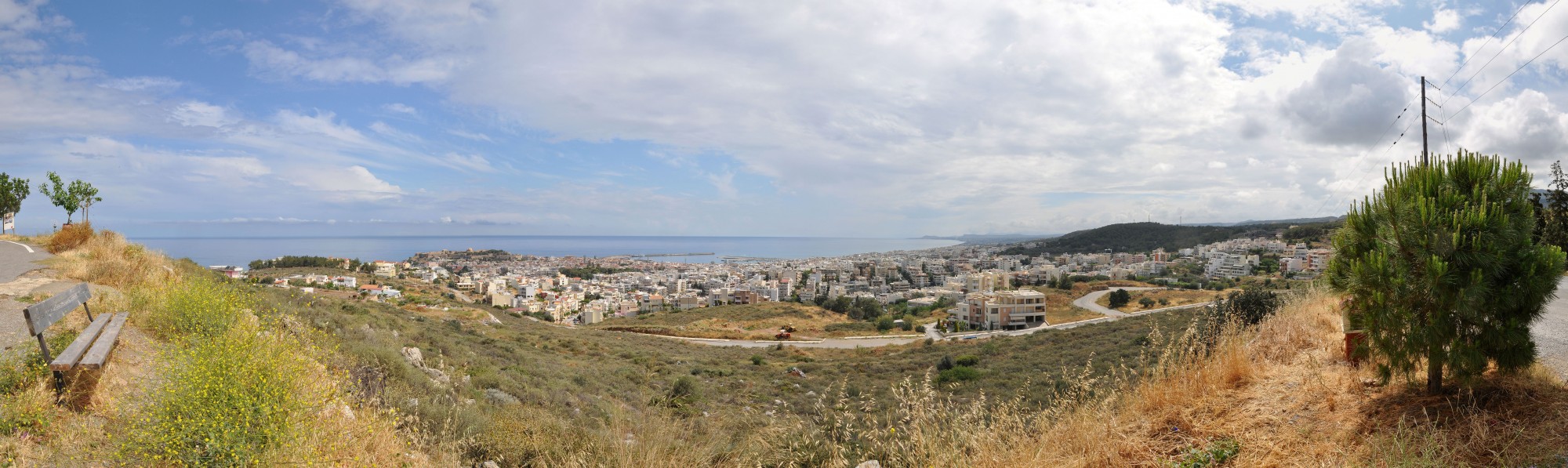 Panoramics of Rethymno in Crete 001