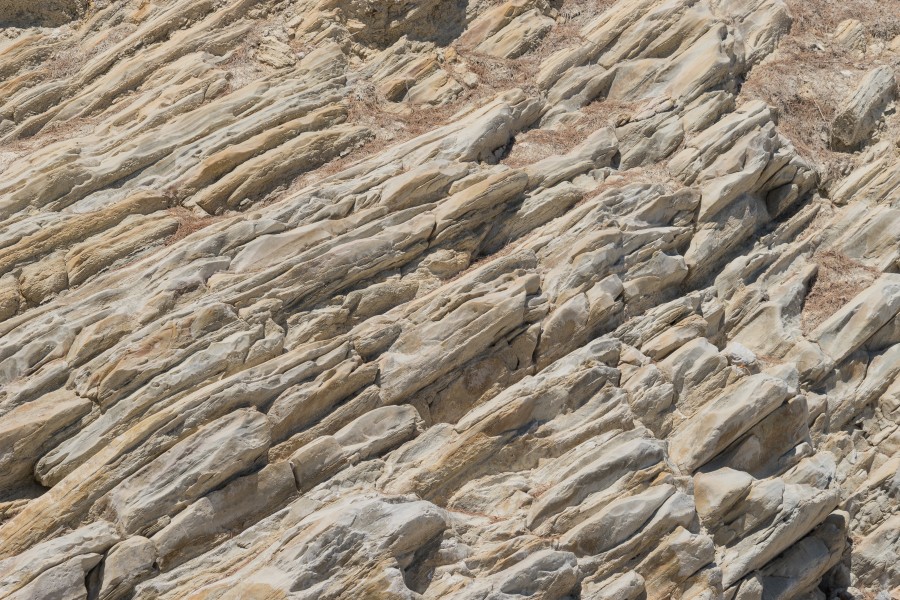 Texture of rocks in Karystos Euboea Greece