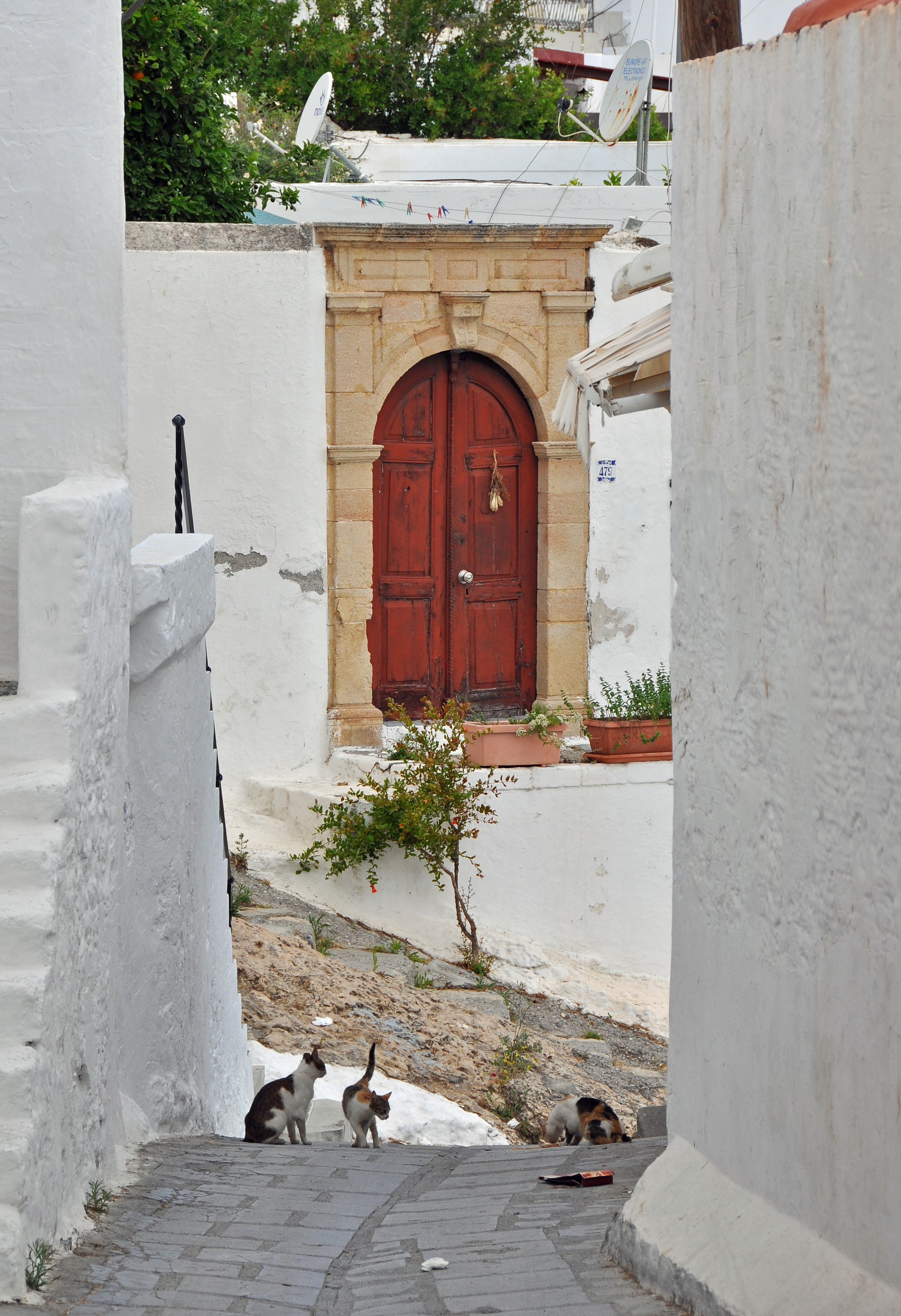 Rhodos Lindos Street R01
