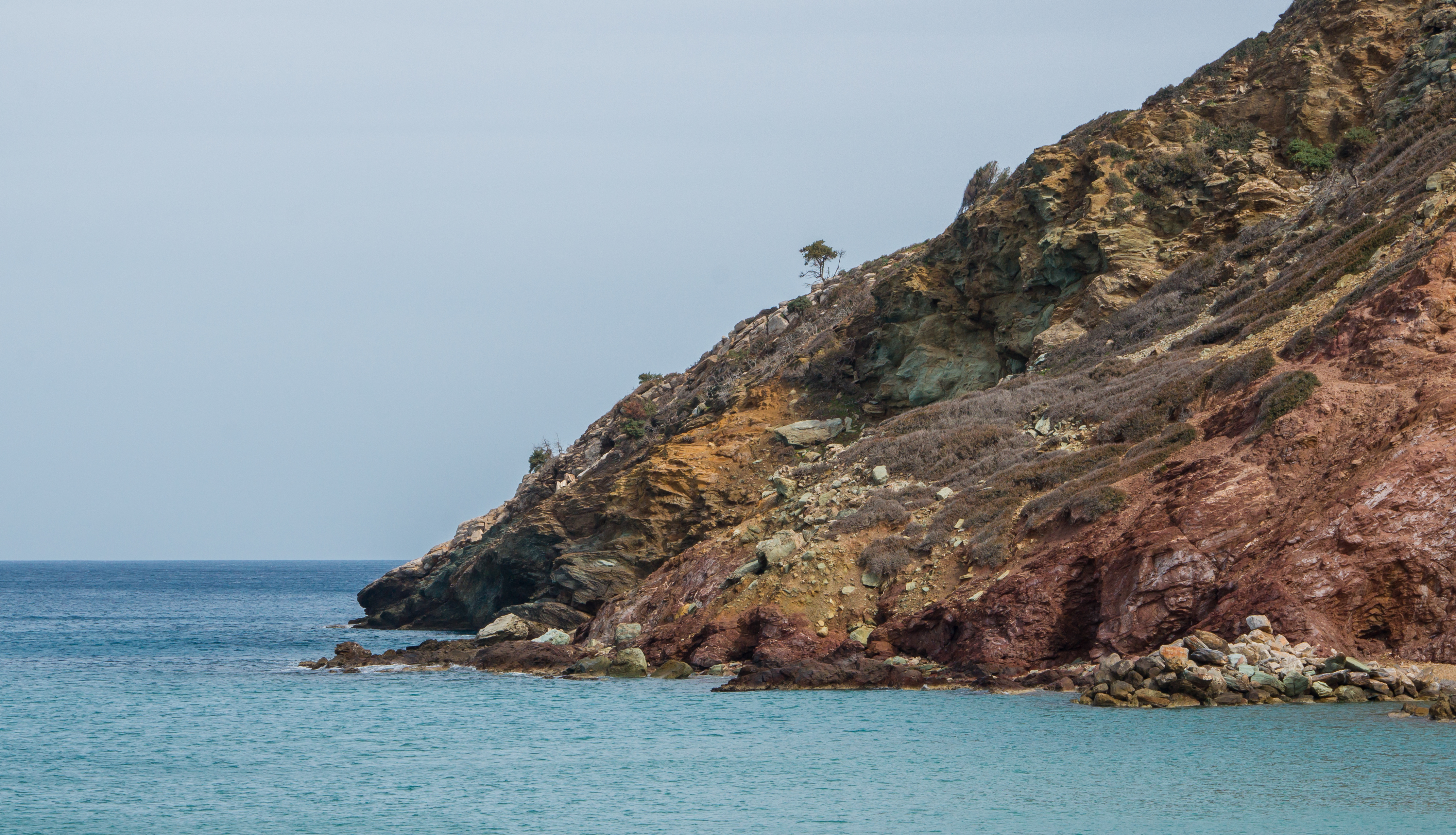 Rocks in sea Crete