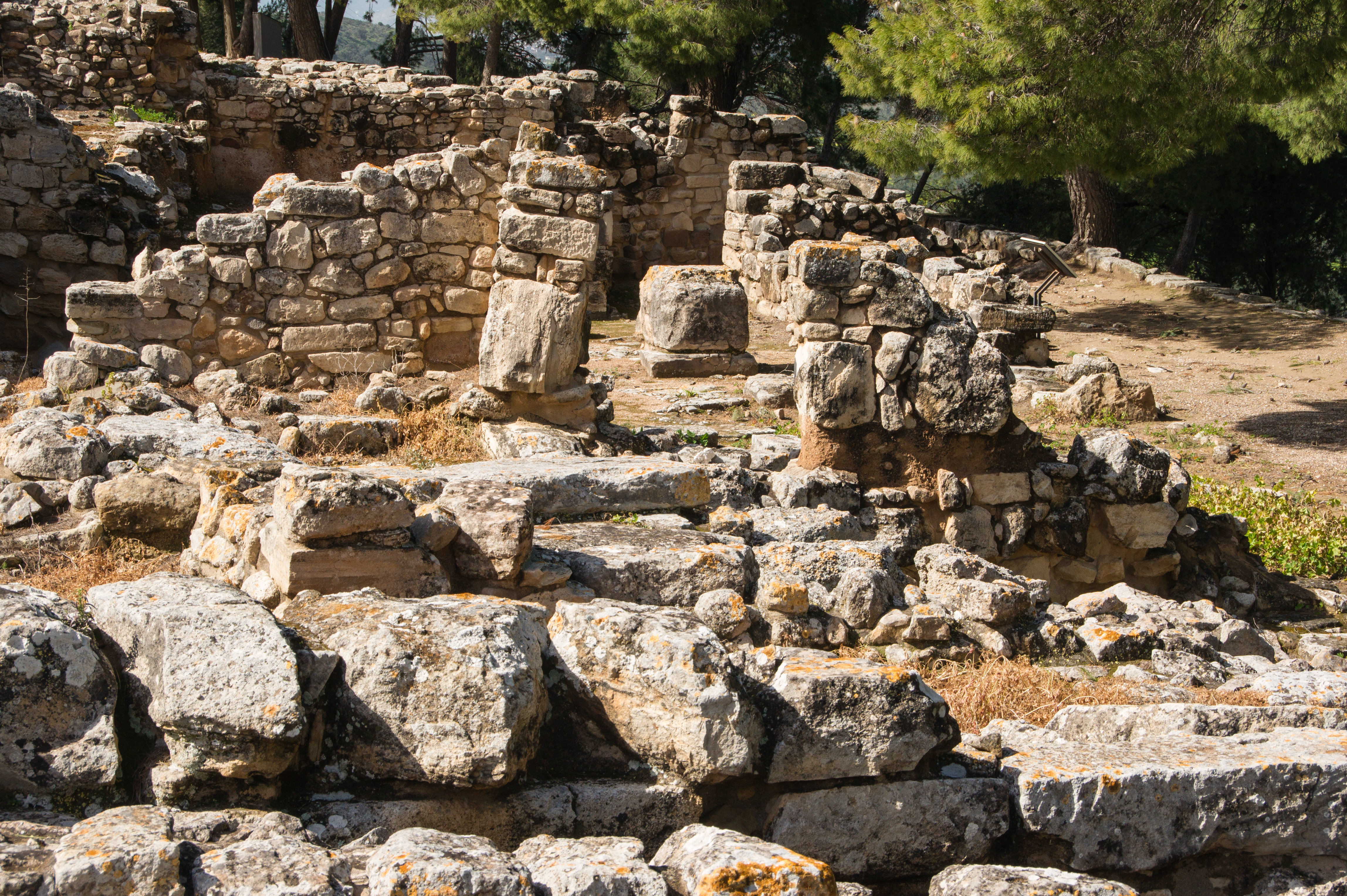 Ruins at Phaistos Crete Greece