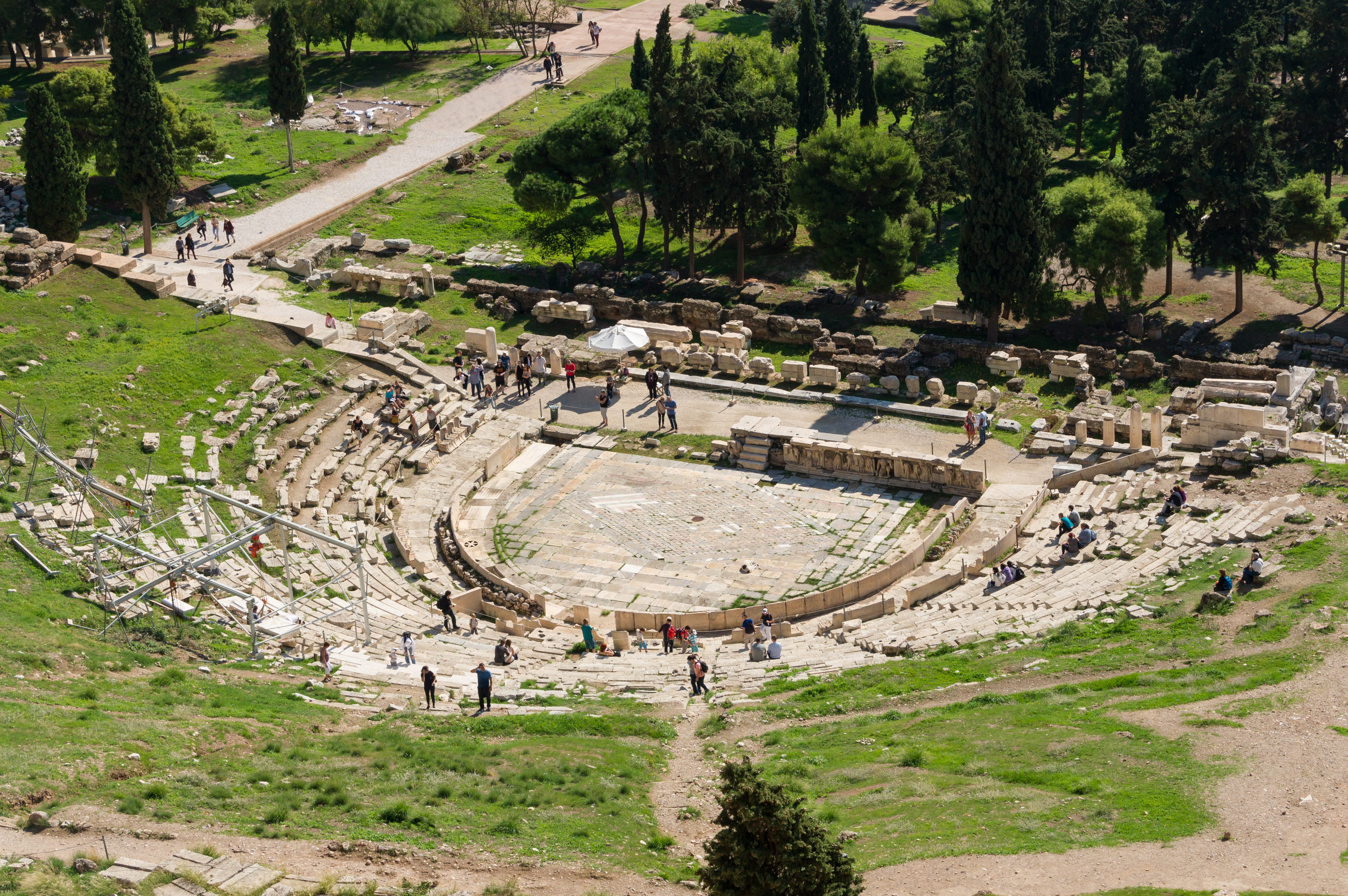 Theatre of Dionysus Acropolis Athens Greece