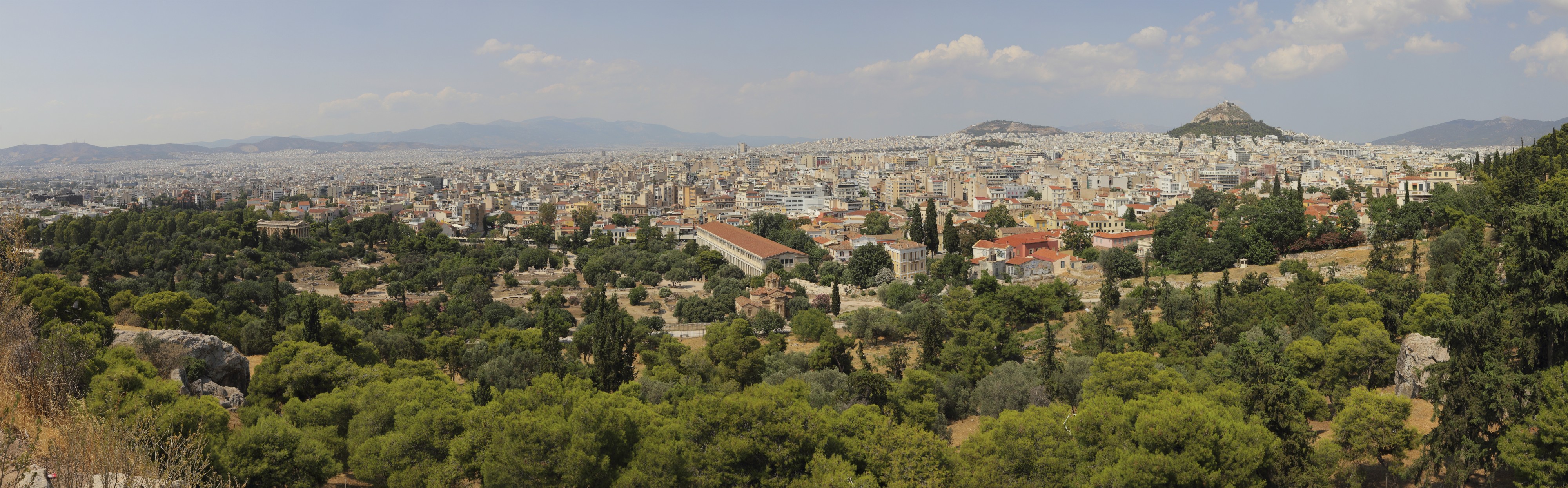 Attica 06-13 Athens 20 View from Acropolis Hill - pano