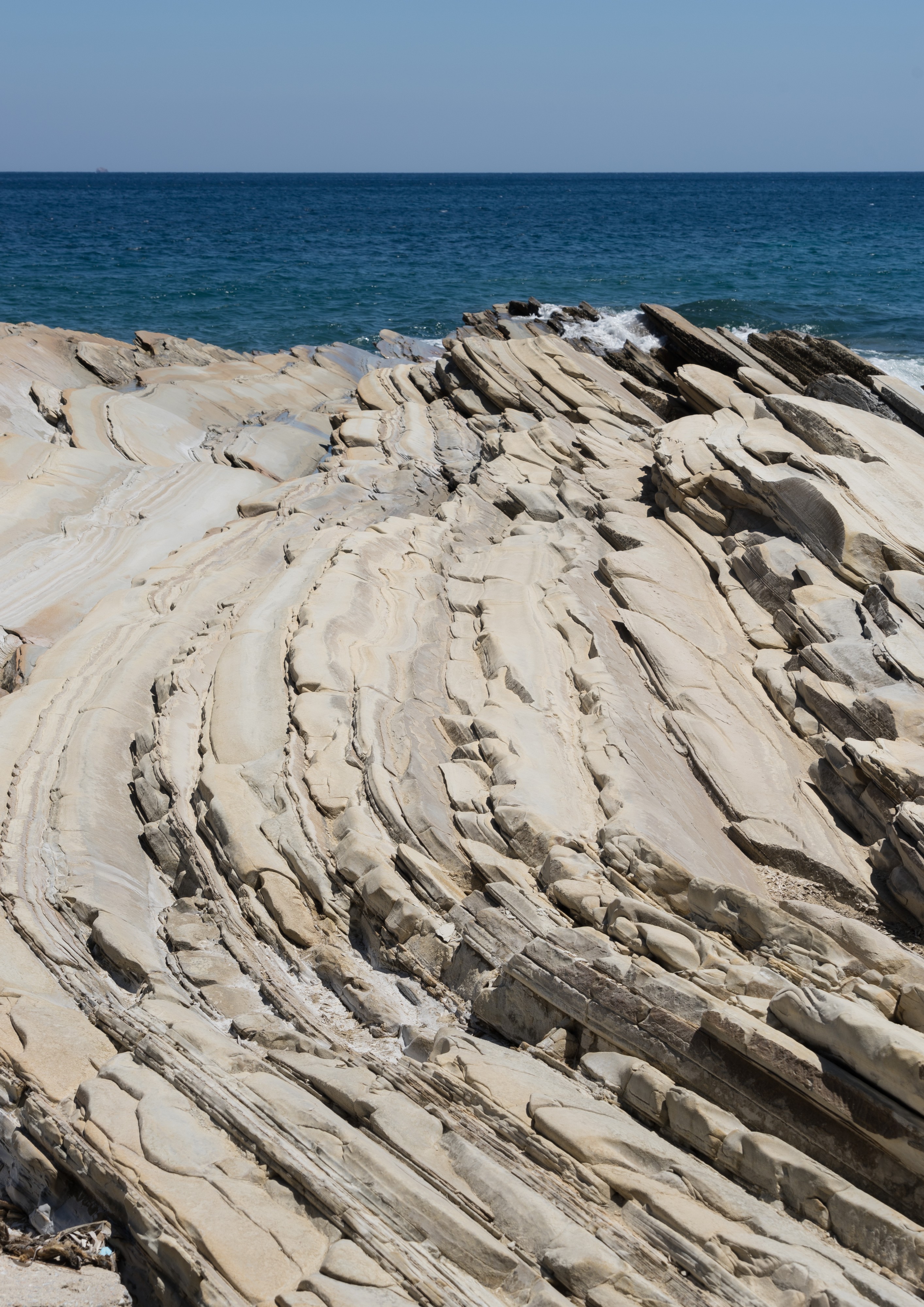 Rocks in Karystos Euboea Greece