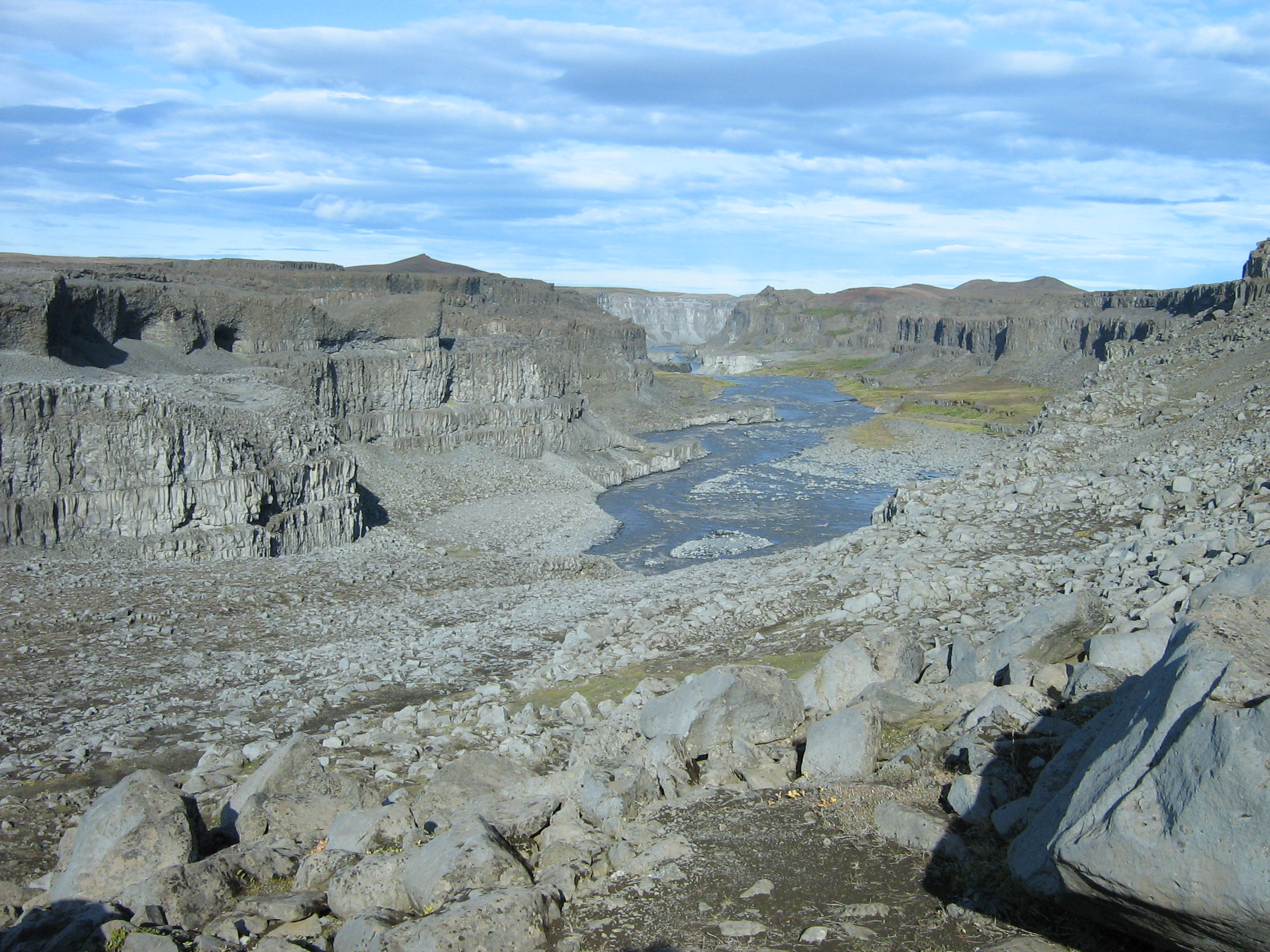 Iceland Dettifoss Canyon