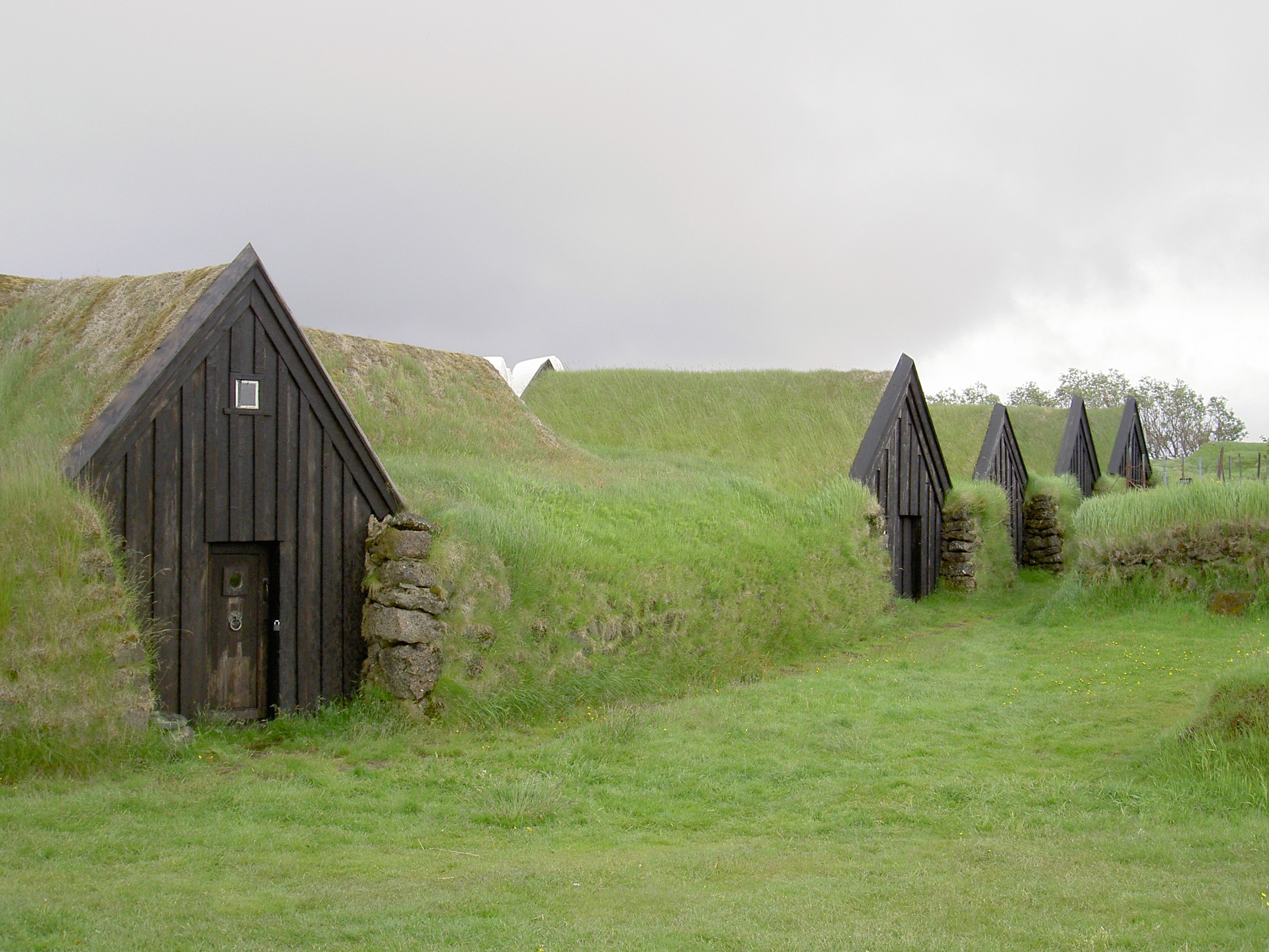 Iceland Keldur Earth covered homes