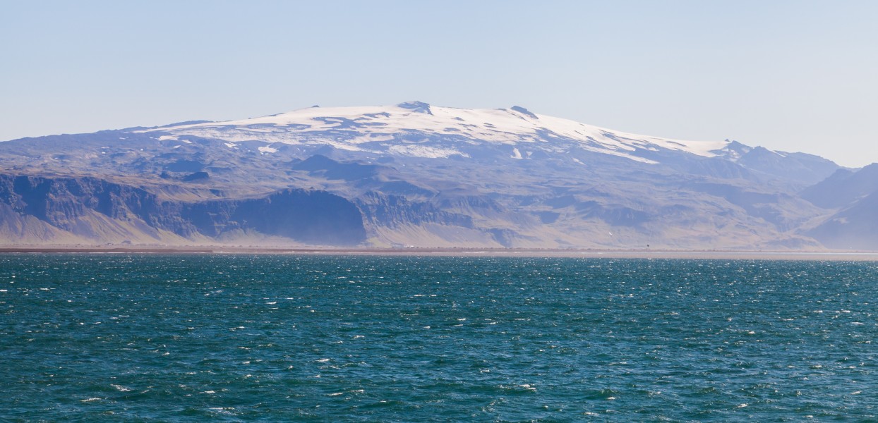 Eyjafjallajökull desde Landeyjahöfn, Suðurland, Islandia, 2014-08-17, DD 004