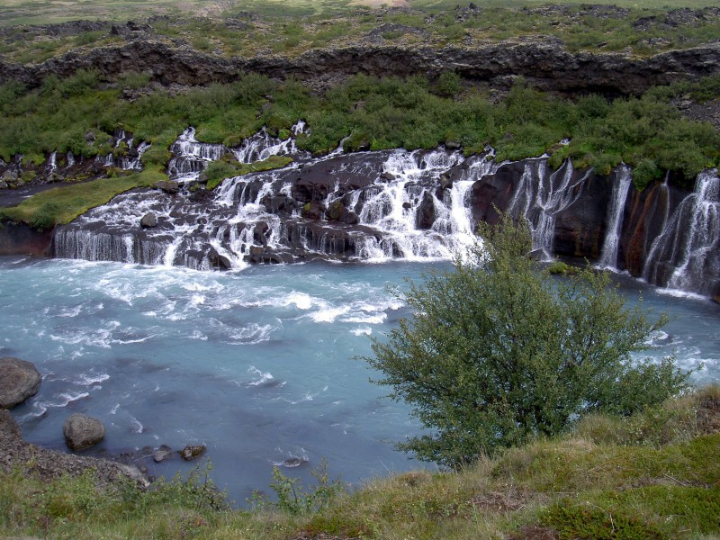 Hraunfossar Iceland 2005