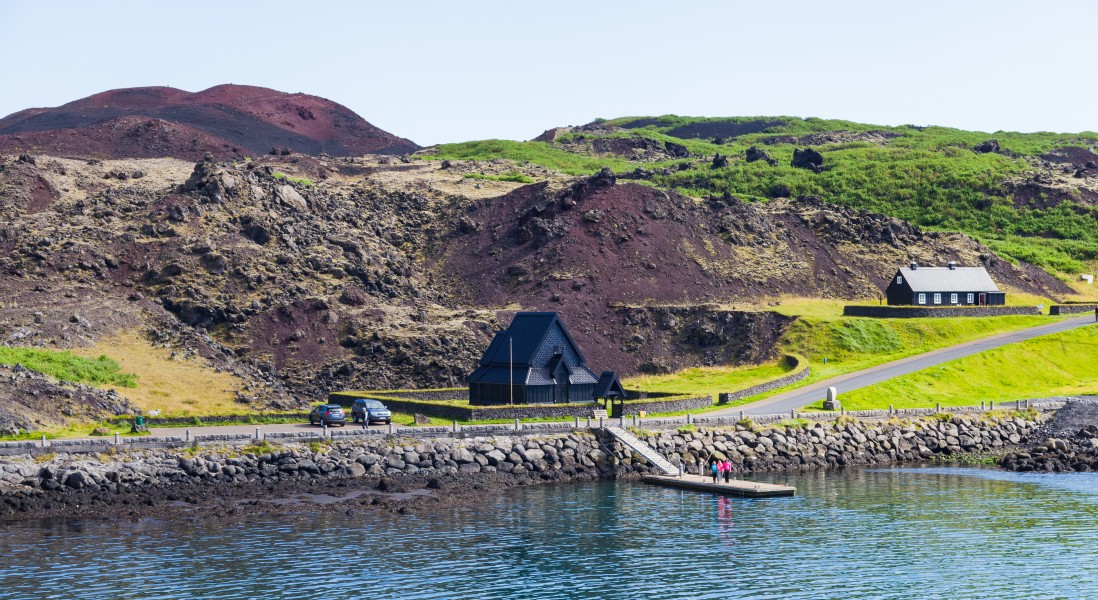 Iglesia de postes de Heimaey, Islas Vestman, Suðurland, Islandia, 2014-08-17, DD 097