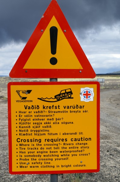Road signs in Iceland 07