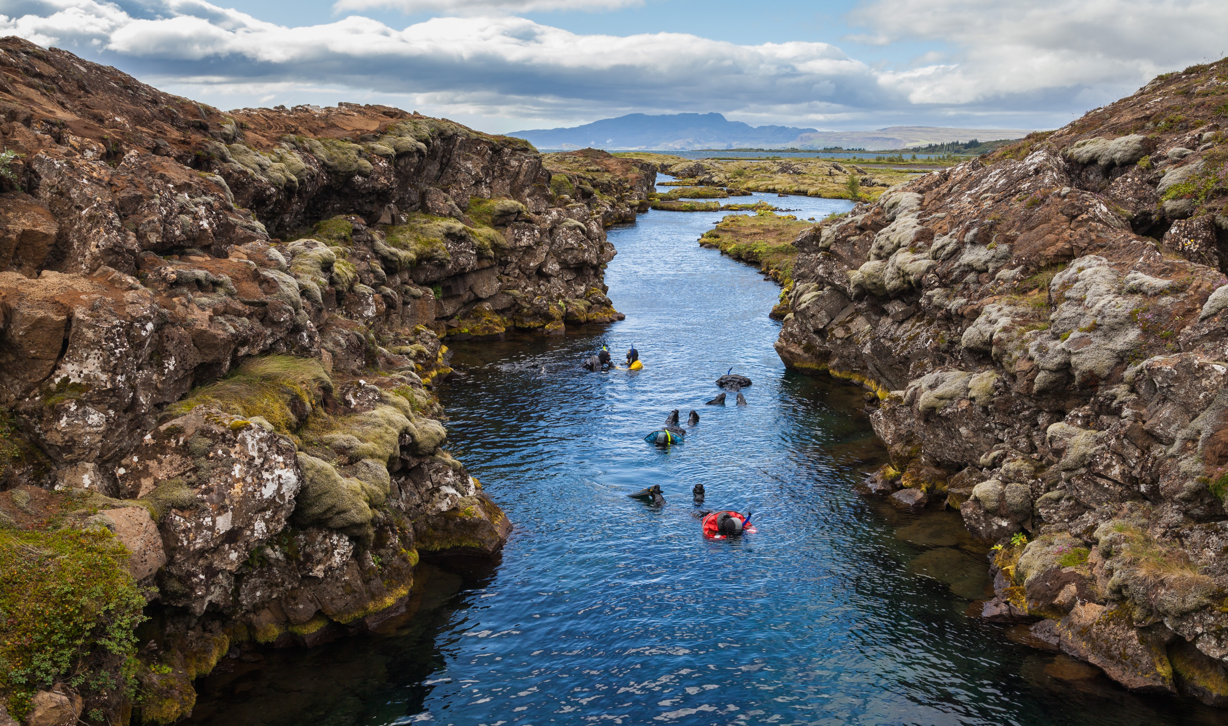 Cañón Silfra, Parque Nacional de Þingvellir, Suðurland, Islandia, 2014-08-16, DD 055