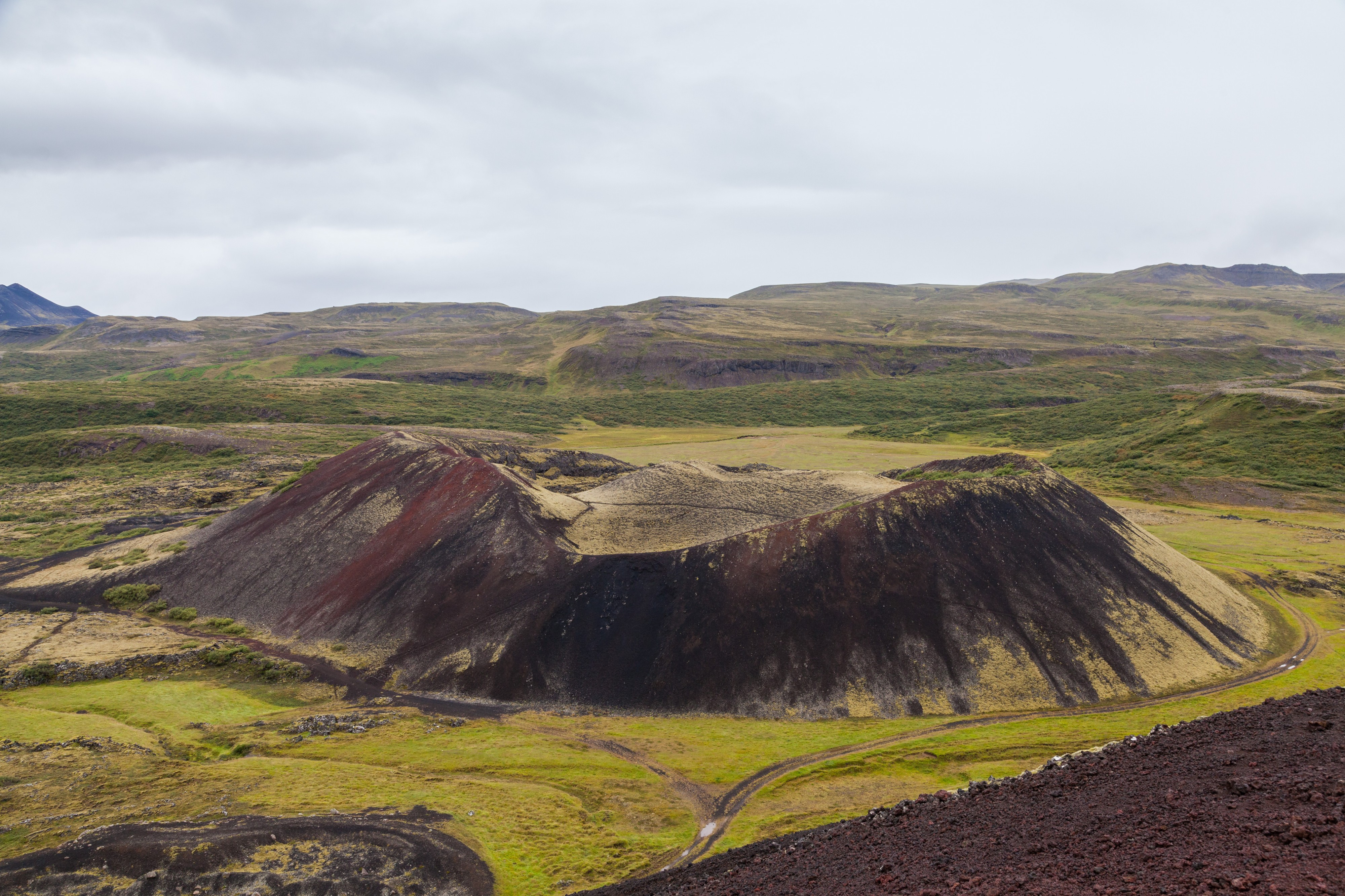 Cráter Litli Grábrók, Vesturland, Islandia, 2014-08-15, DD 086