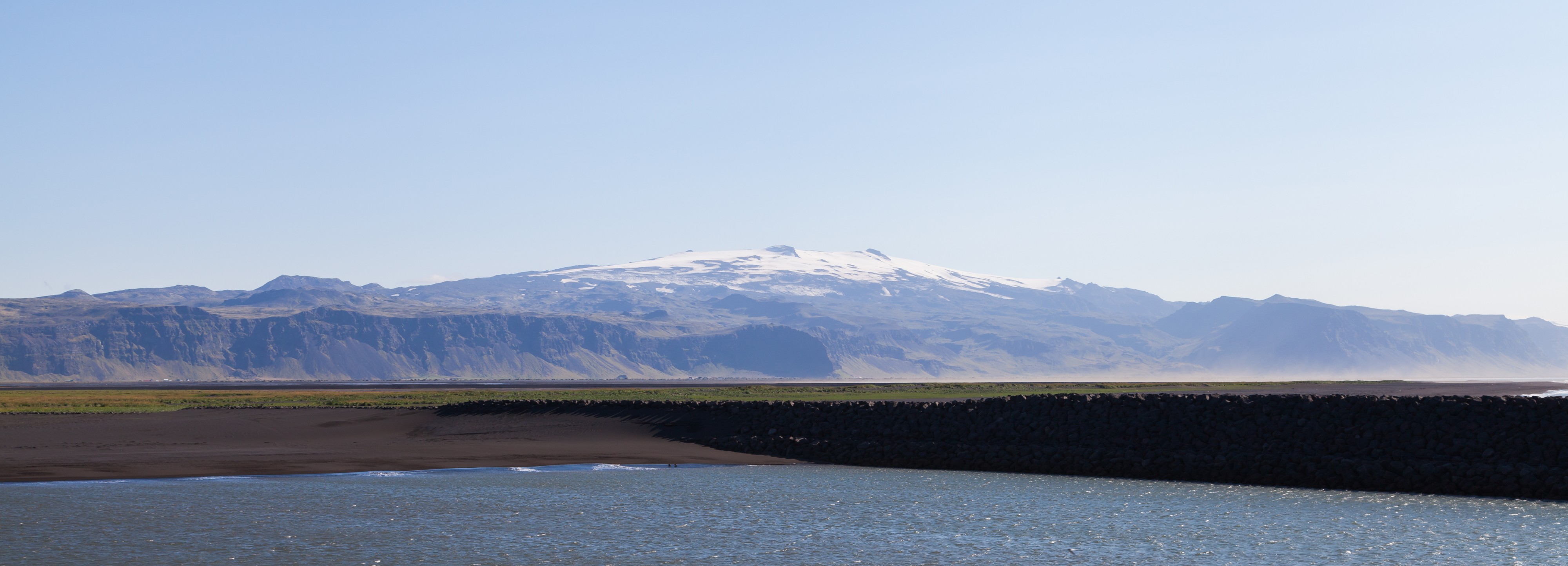 Eyjafjallajökull desde Landeyjahöfn, Suðurland, Islandia, 2014-08-17, DD 002