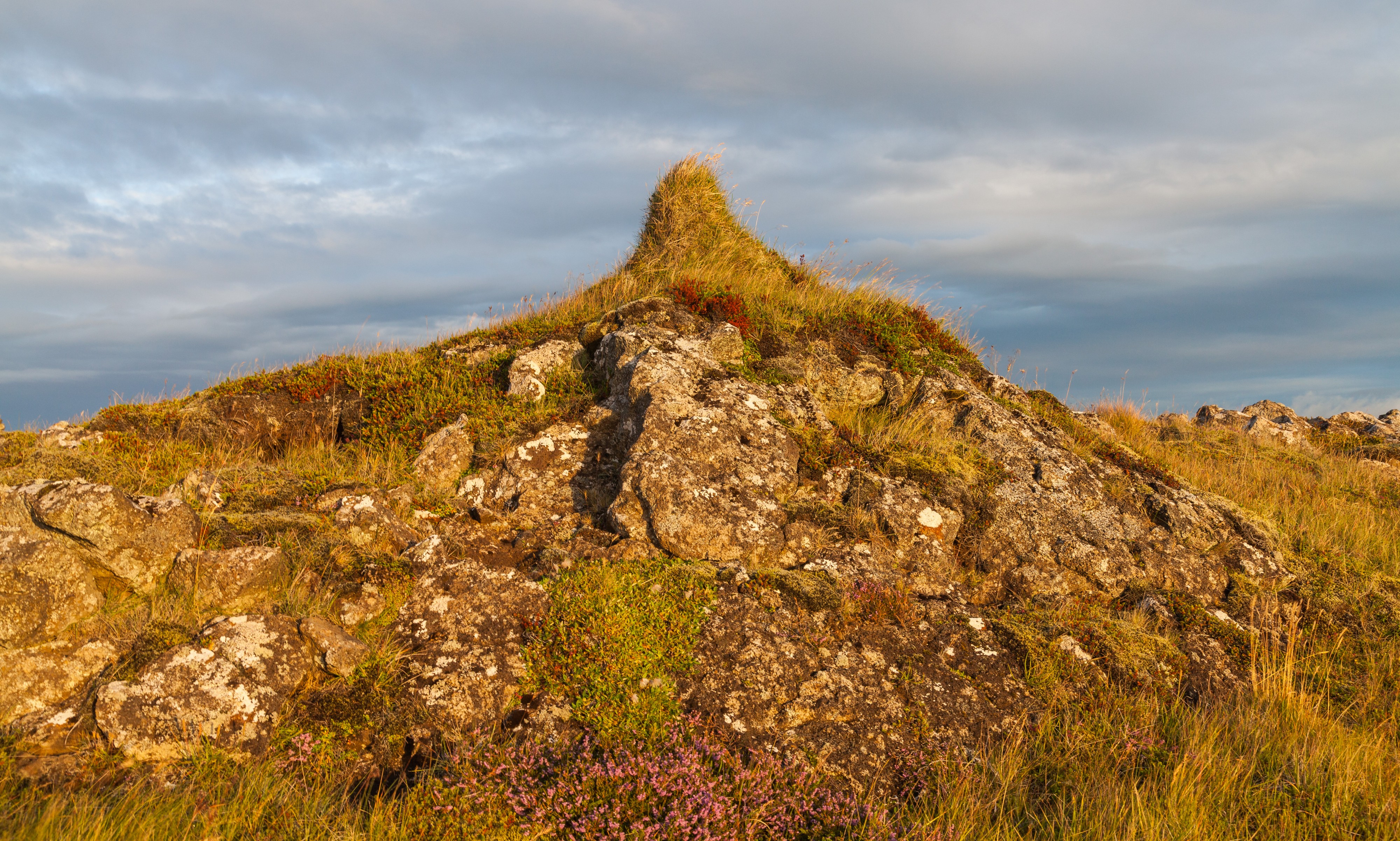 Paisaje al atardecer en Suðurnes, Islandia, 2014-08-15, DD 109