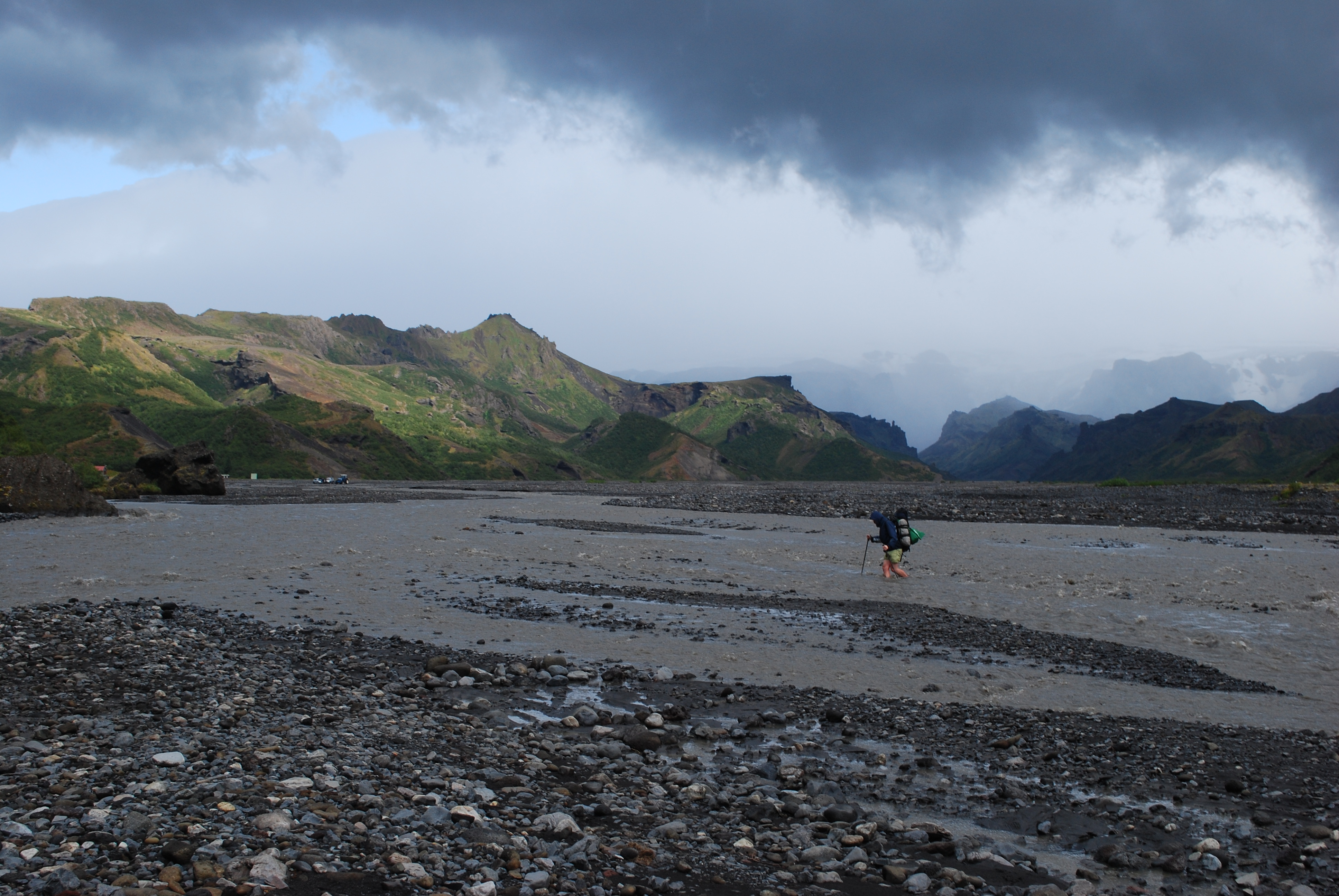 Wading on Iceland (2)