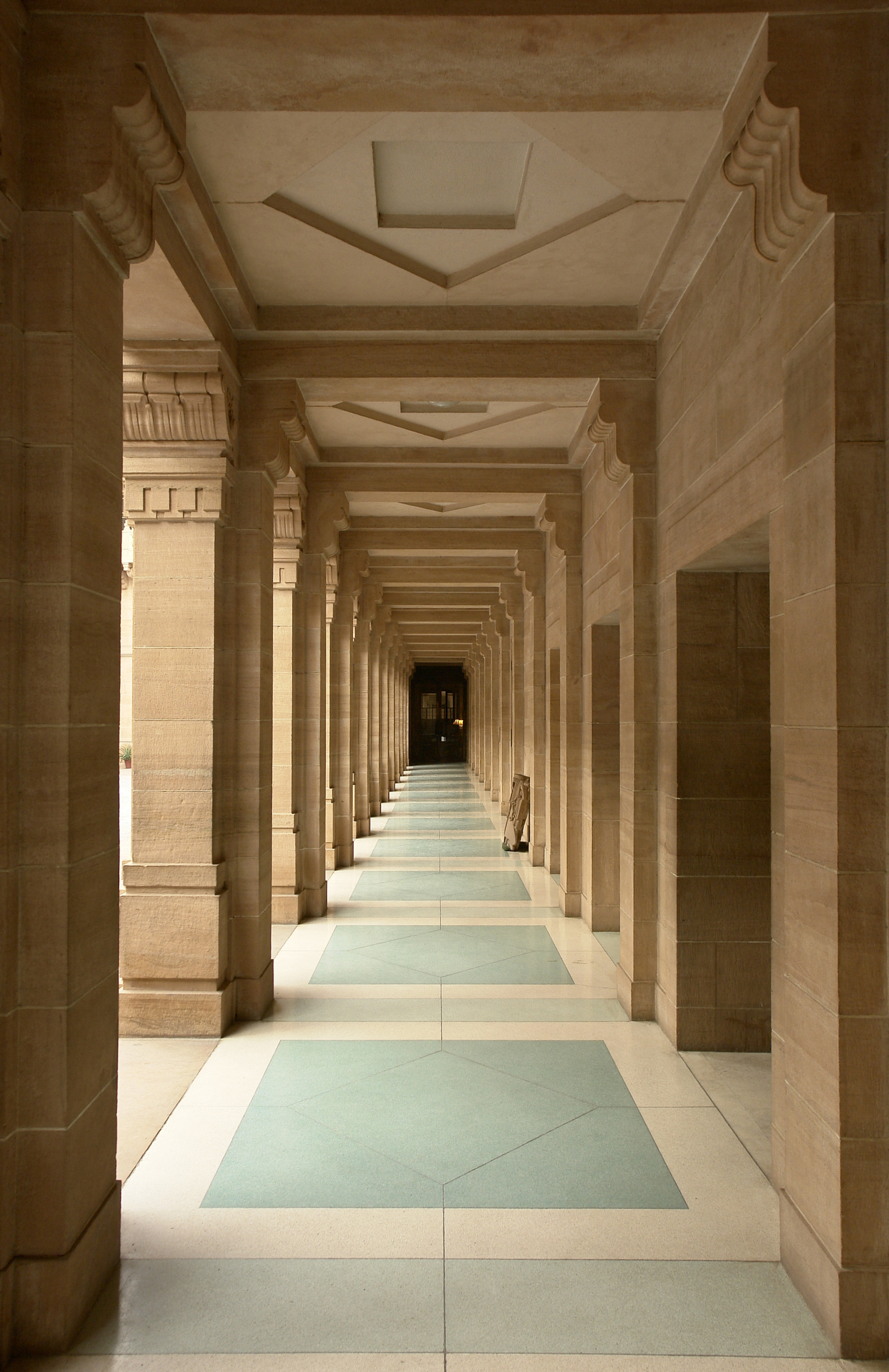 Columns, Umaid Bhawan, Jodhpur, Rajasthan, India