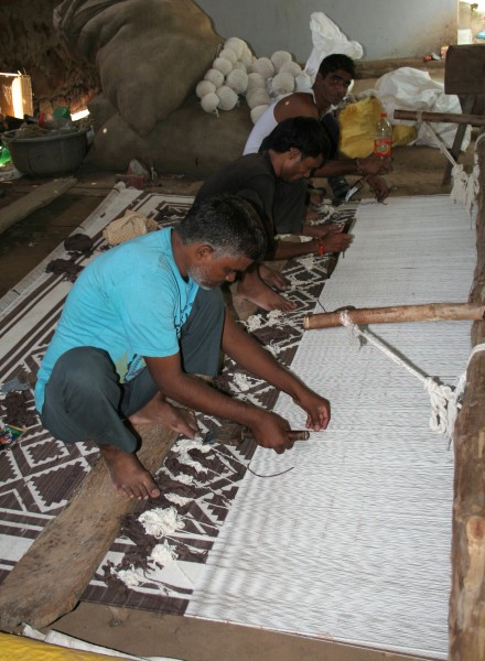 Carpet weavers, near Jaipur, Rajasthan, India