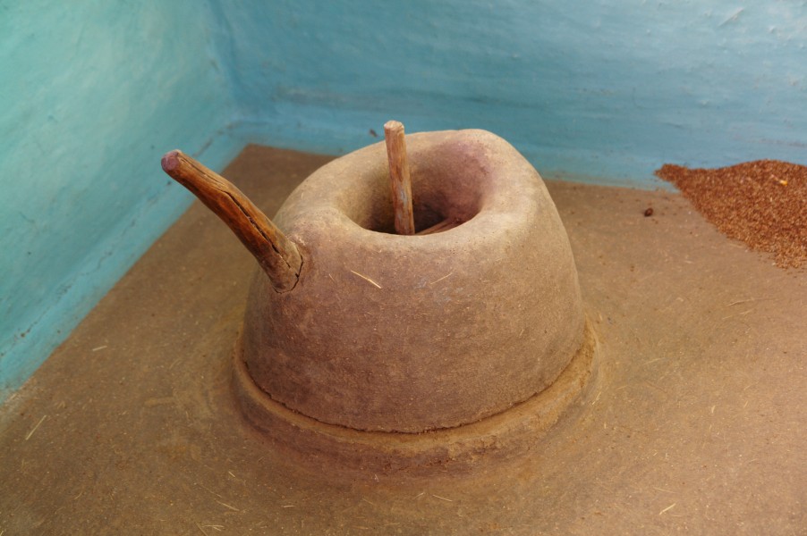 Clay grindstone, Umaria district, Madhya Pradesh, India