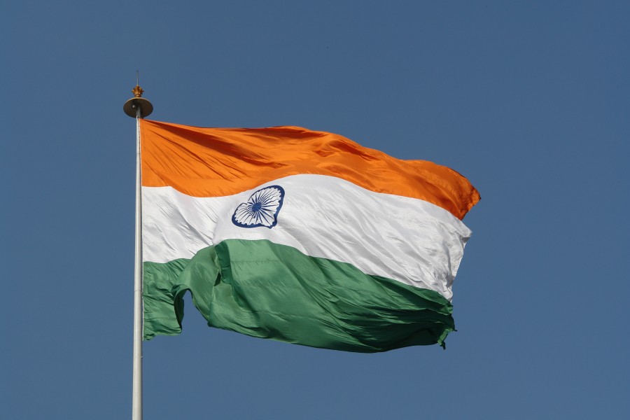 Flag of India, New Delhi