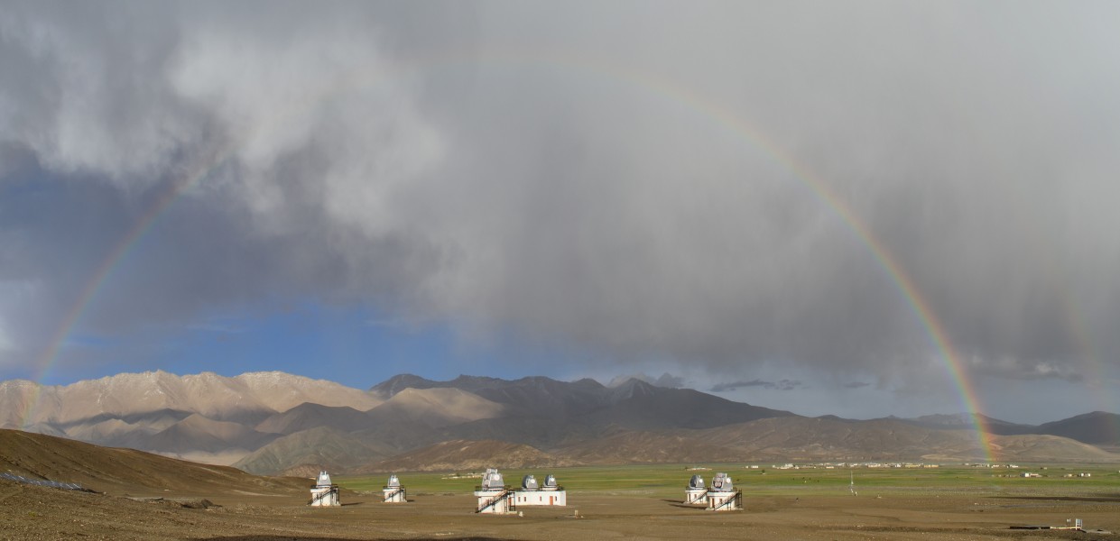IAO-Hanle-high energy gamma ray telescope-UnderRainbow