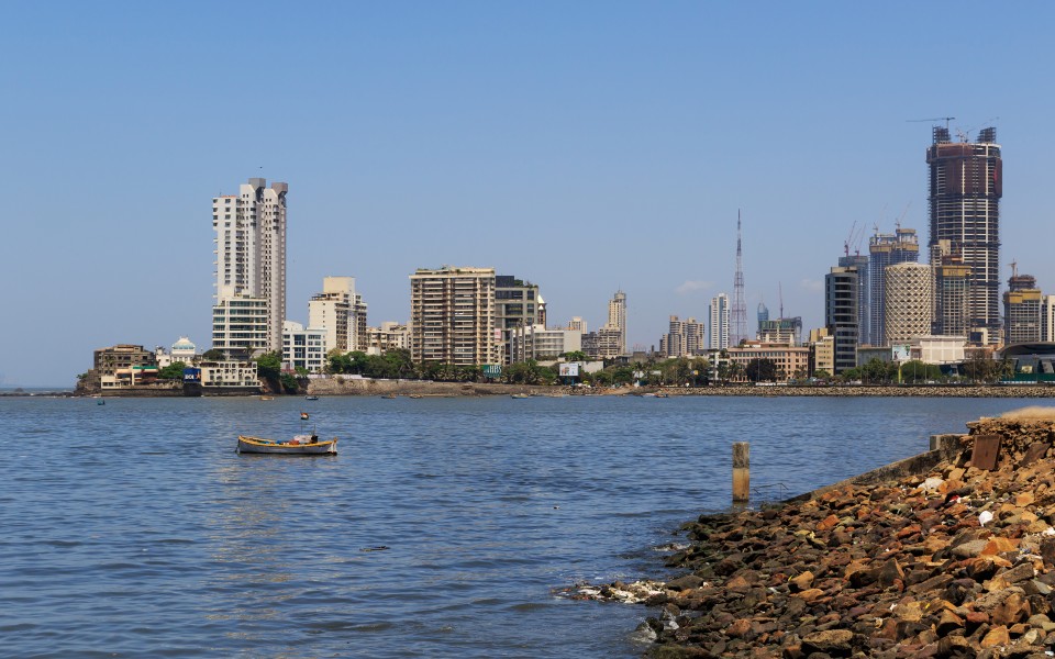 Mumbai 03-2016 09 skyline of Lotus Colony