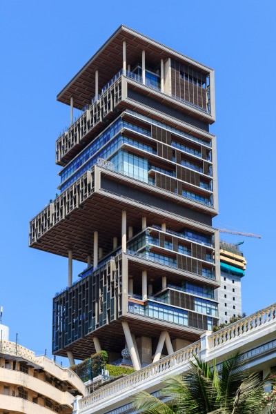 Mumbai 03-2016 19 Antilia Tower