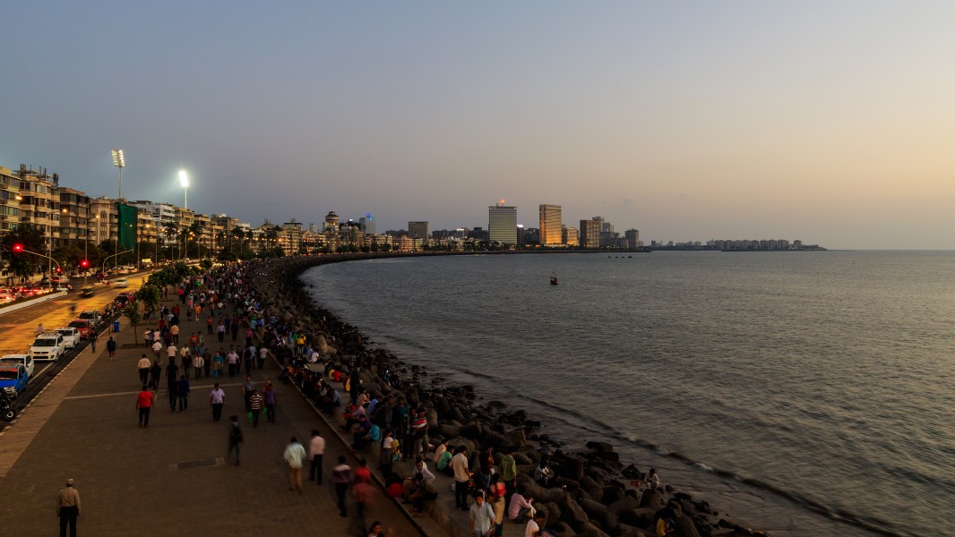 Mumbai 03-2016 46 evening at Marine Drive