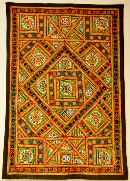 Mural embroidery, Udaipur, Rajasthan, India