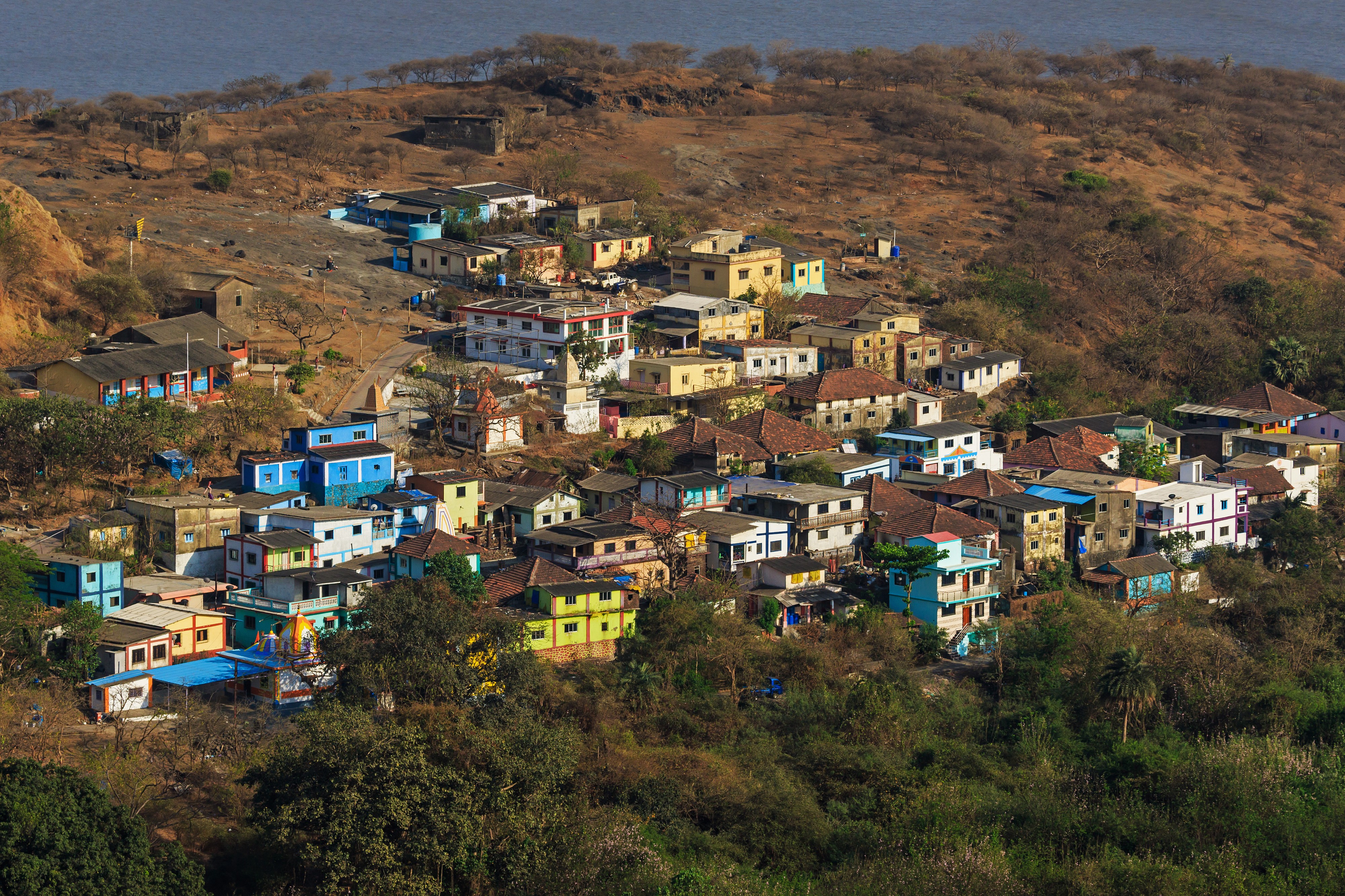 Thane Creek and Elephanta Island 03-2016 - img26 view from Cannon Hill