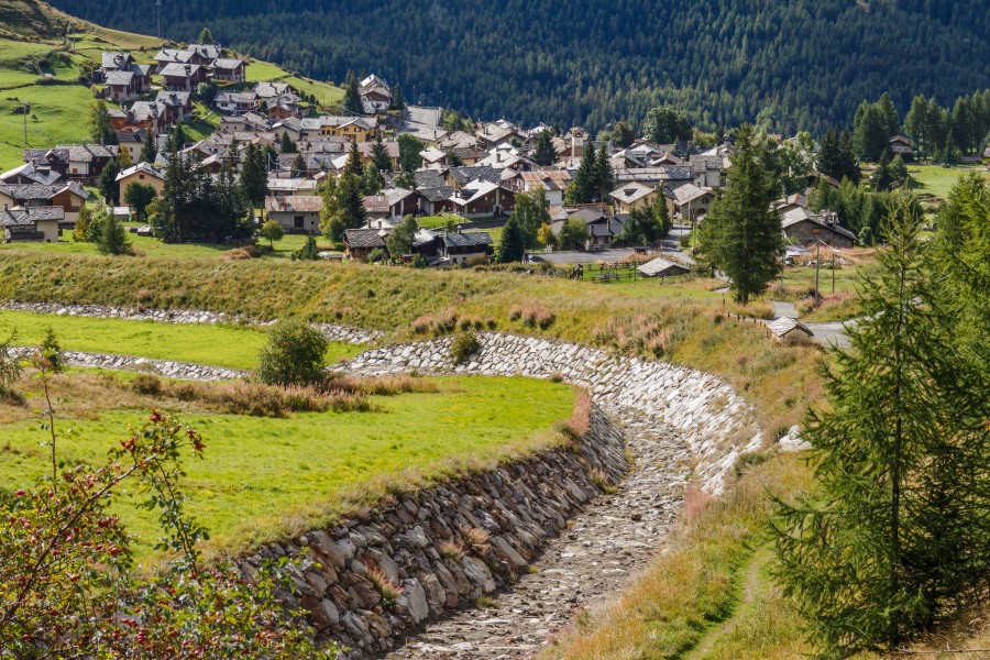 Bergtocht van Gimillan (1805m.) naar Colle Tsa Sètse in Cogne Valley (Italië) 008