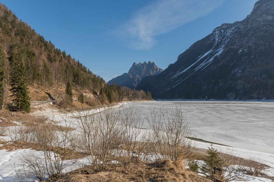 Tarvisio Rio del Lago Raibler See und Fuenfspitz 10032015 0500