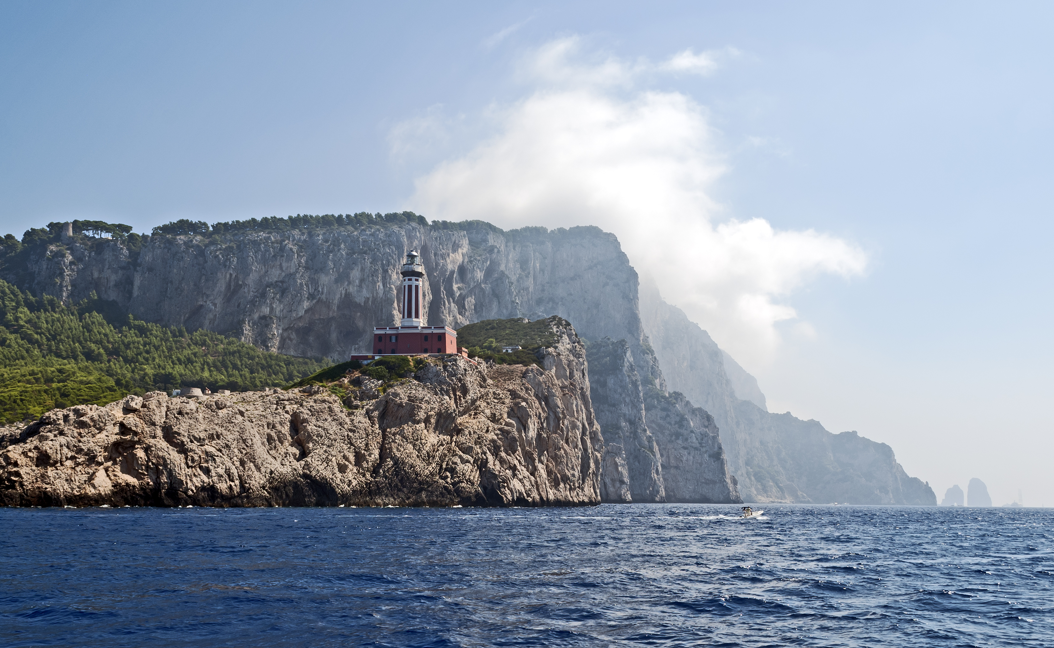 Punta Carena Lighthouse and Surrounding Capri