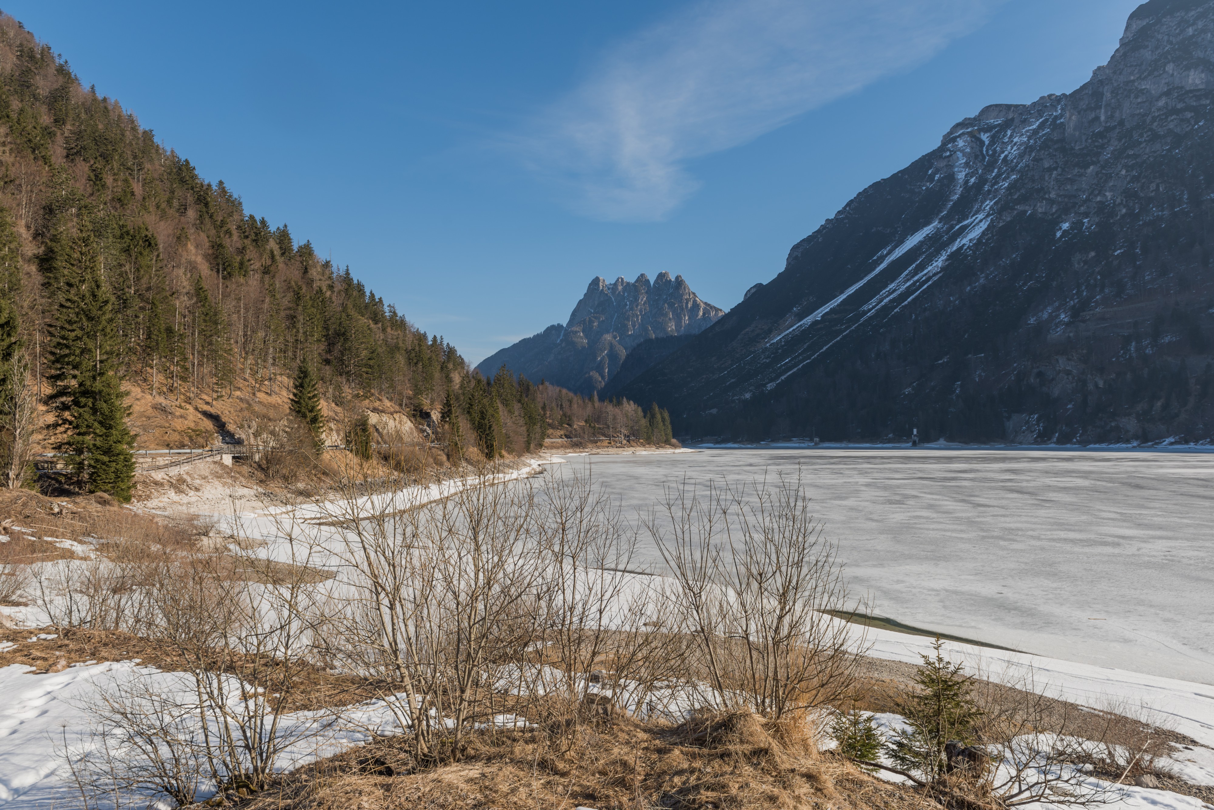 Tarvisio Rio del Lago Raibler See und Fuenfspitz 10032015 0500