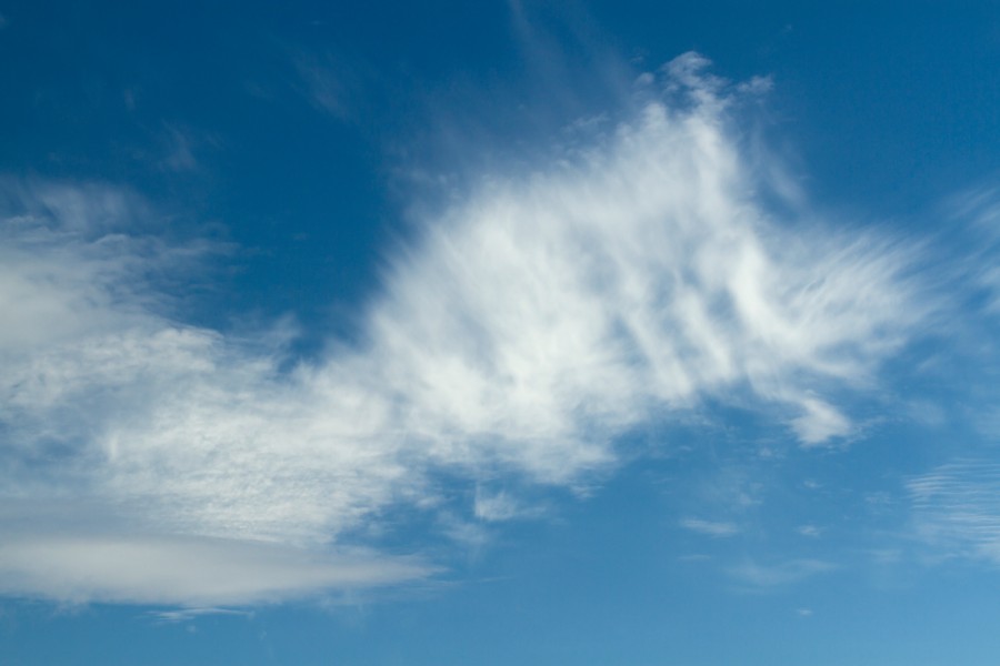 Cirrocumulus clouds over Bergsfjorden, Senja, Troms, Norway, 2015 September